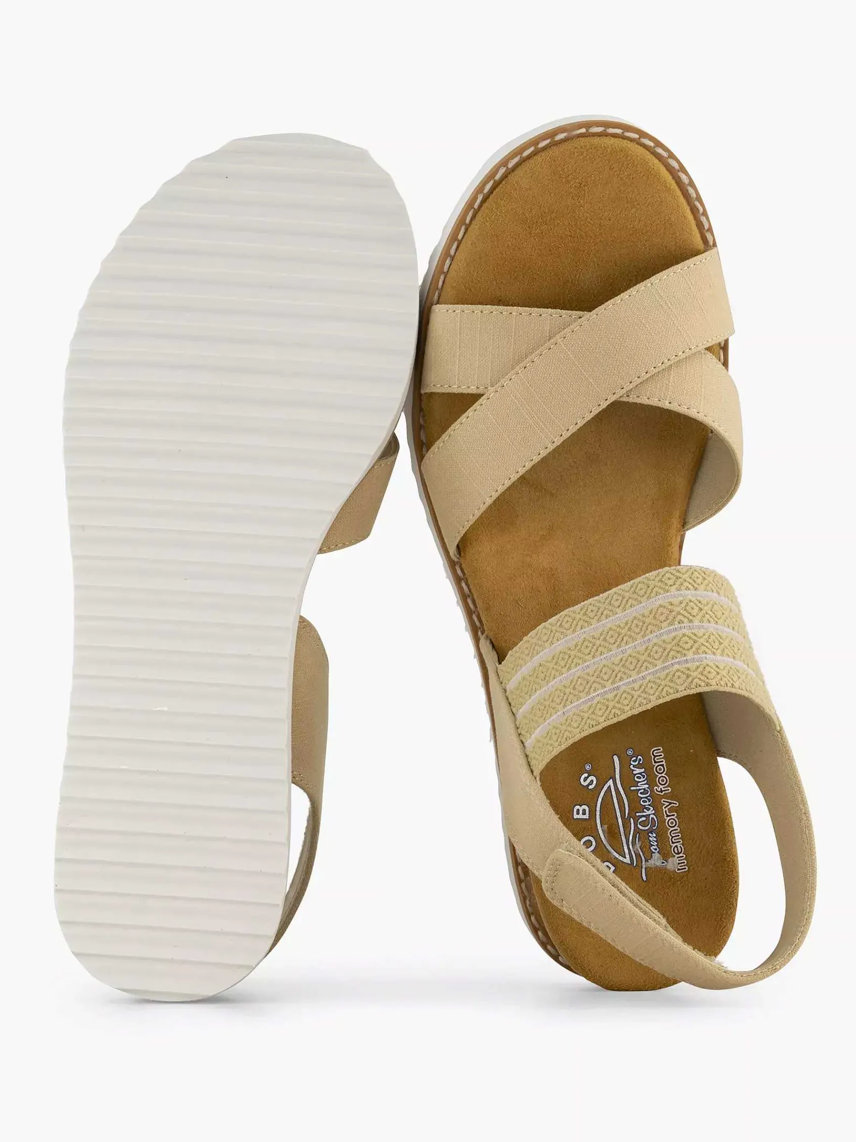Skechers Sandalen-Creme Sandaal