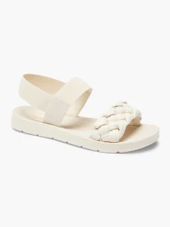 Graceland Sandalen-Creme Sandaal Gevlochten