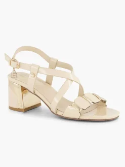 Laura Biagiotti Sandalen-Creme Sandalette