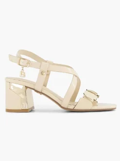 Laura Biagiotti Sandalen-Creme Sandalette