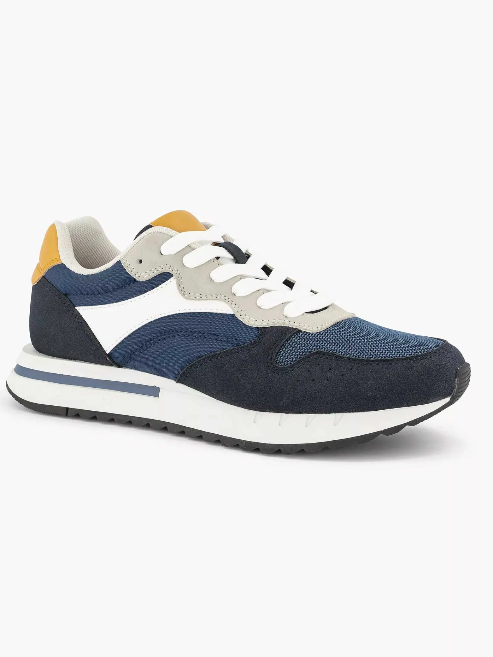 Memphis One Sneakers-Donkerblauwe Chunky Sneaker