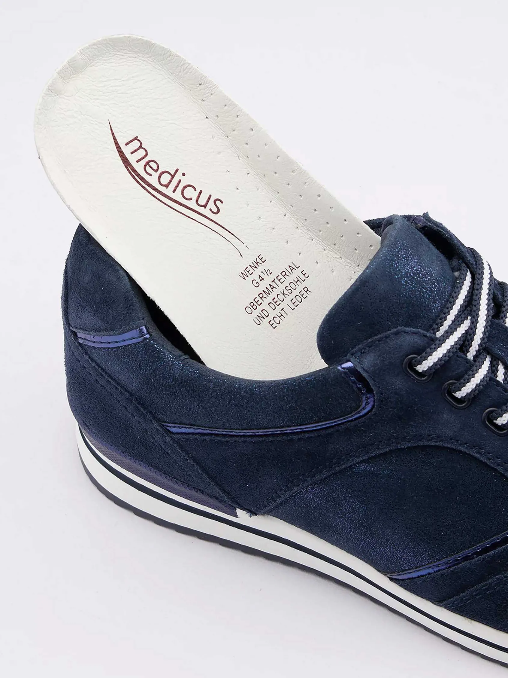 Medicus Comfort Schoenen-Donkerblauwe Comfort Sneaker