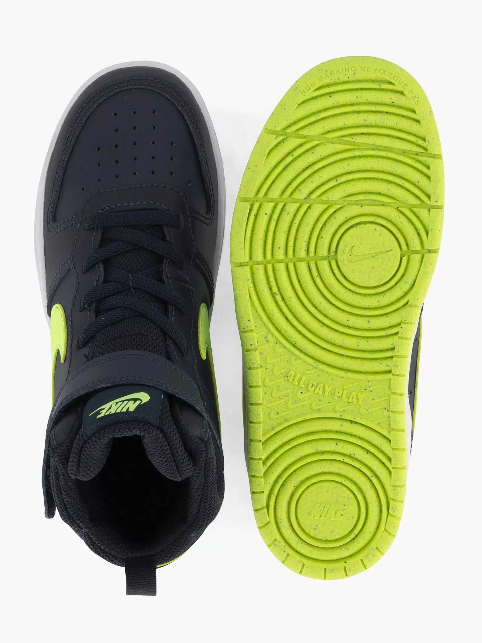 Nike Jongensschoenen-Donkerblauwe Court Borough Mid 2