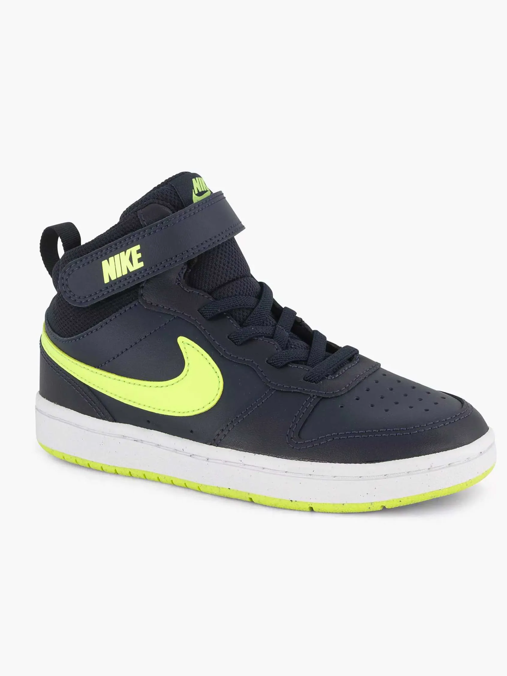 Nike Jongensschoenen-Donkerblauwe Court Borough Mid 2