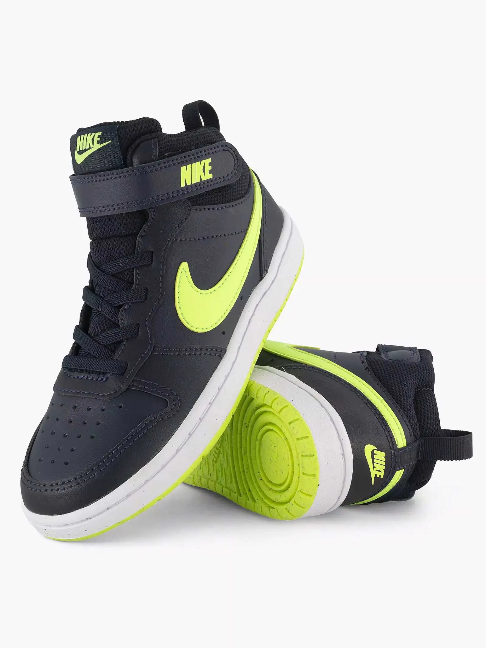 Nike Jongensschoenen-Donkerblauwe Court Borough Mid 2