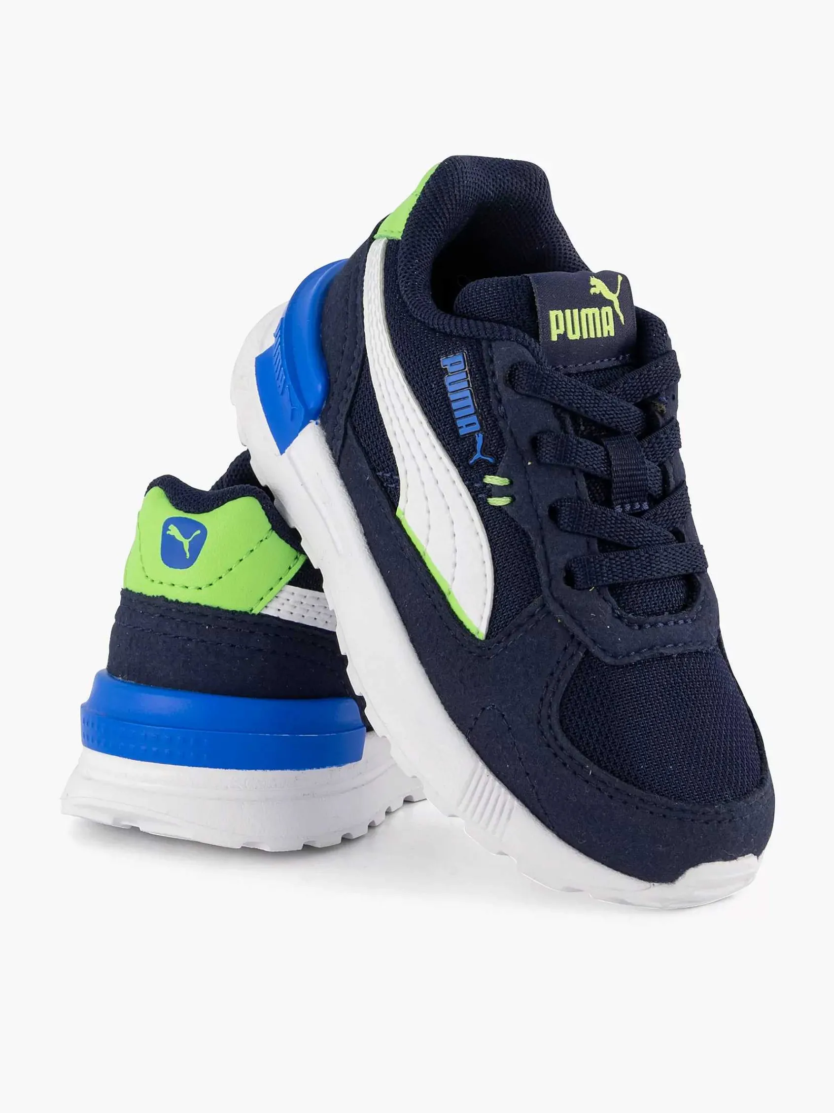 Puma Jongensschoenen-Donkerblauwe Graviton Ac Inf
