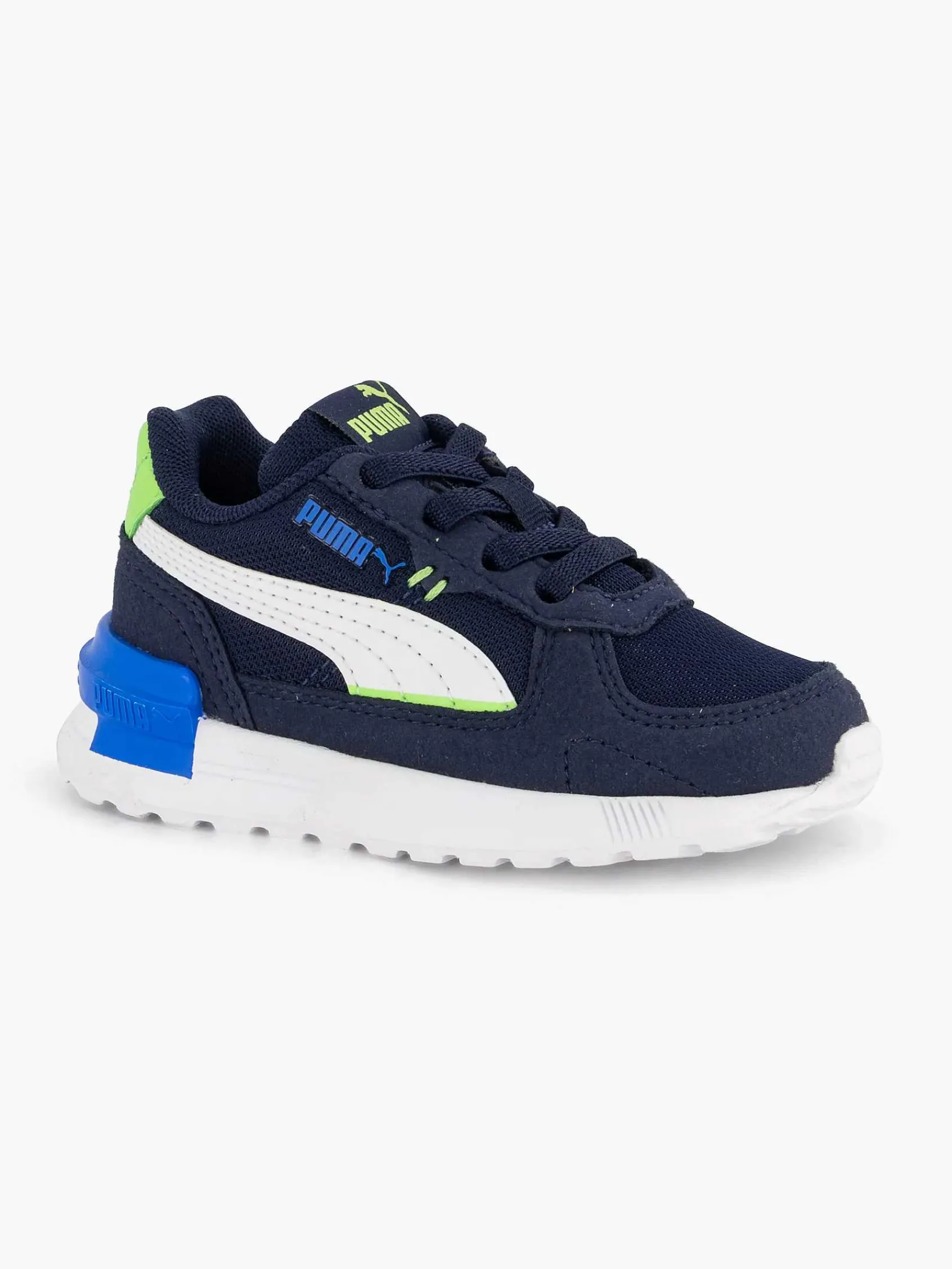 Puma Jongensschoenen-Donkerblauwe Graviton Ac Inf