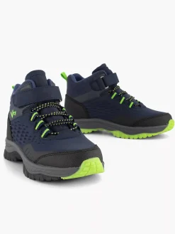 Landrover Jongensschoenen-Donkerblauwe Hoge Sneaker