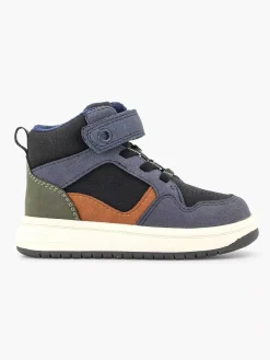 Vty Jongensschoenen-Donkerblauwe Hoge Sneaker