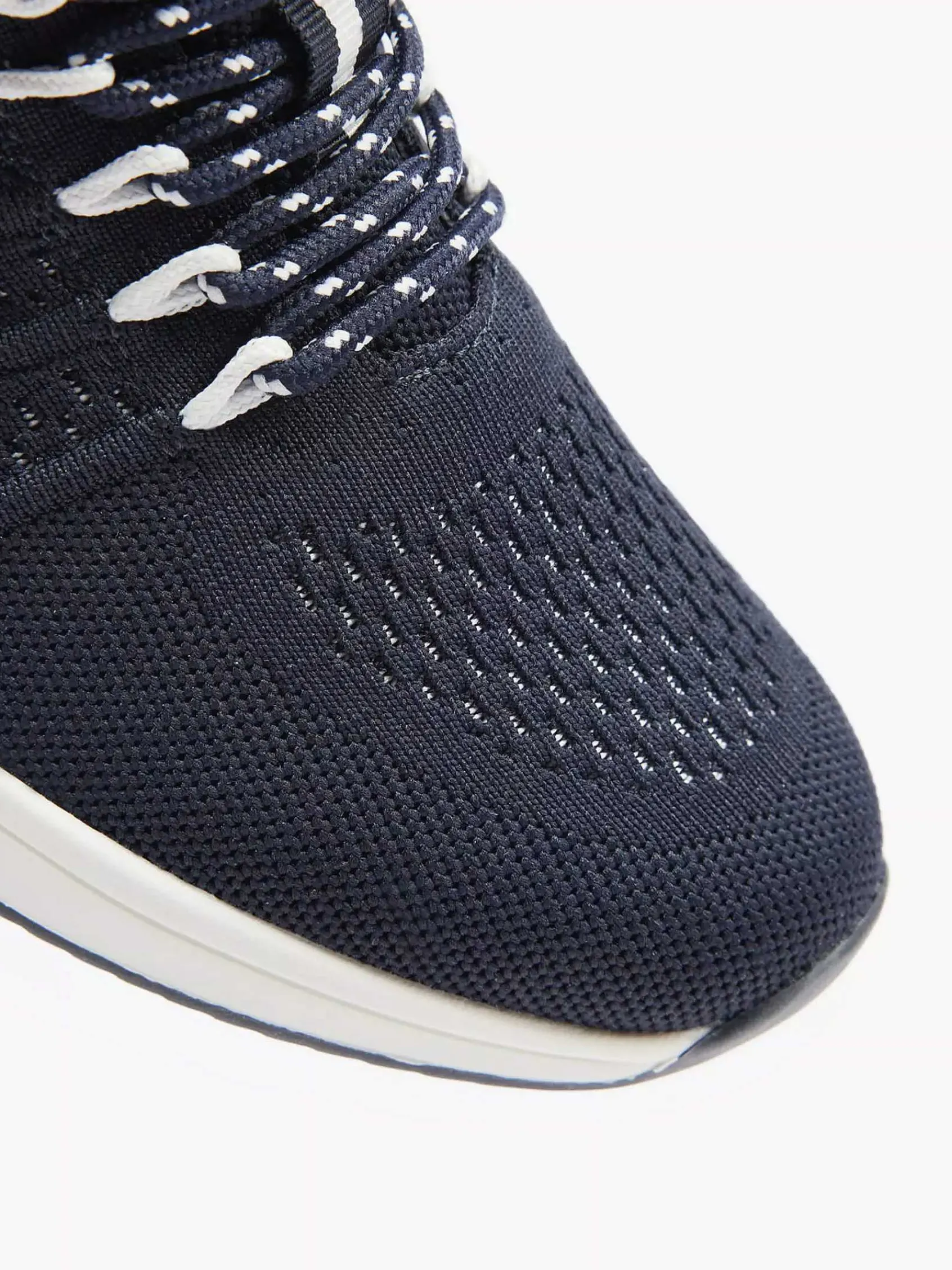 Medicus Comfort Schoenen-Donkerblauwe Leren Comfort Sneaker