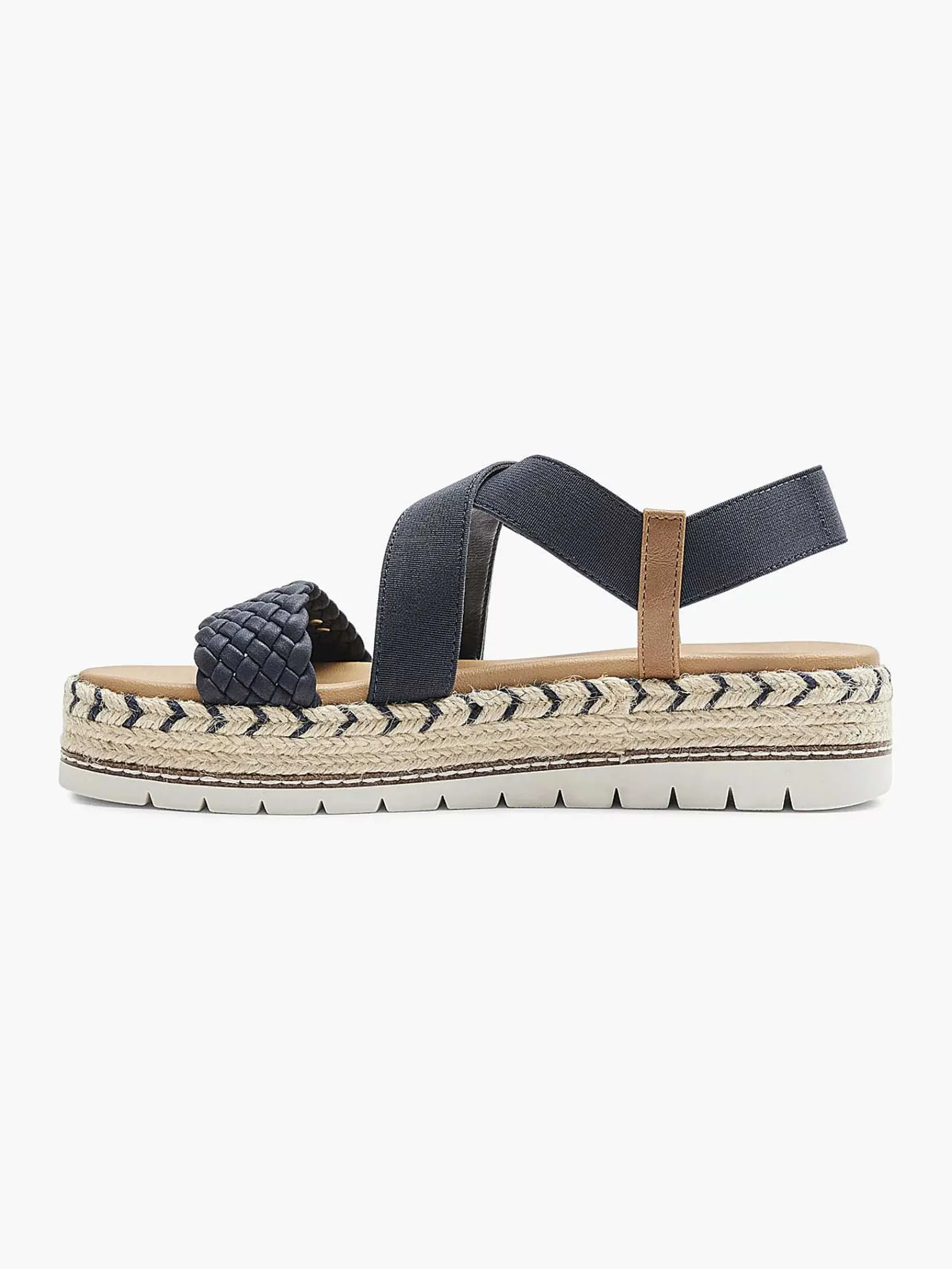 Esprit Sandalen-Donkerblauwe Platform Sandaal