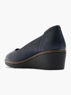 Graceland Pumps-Donkerblauwe Pump Sleehak
