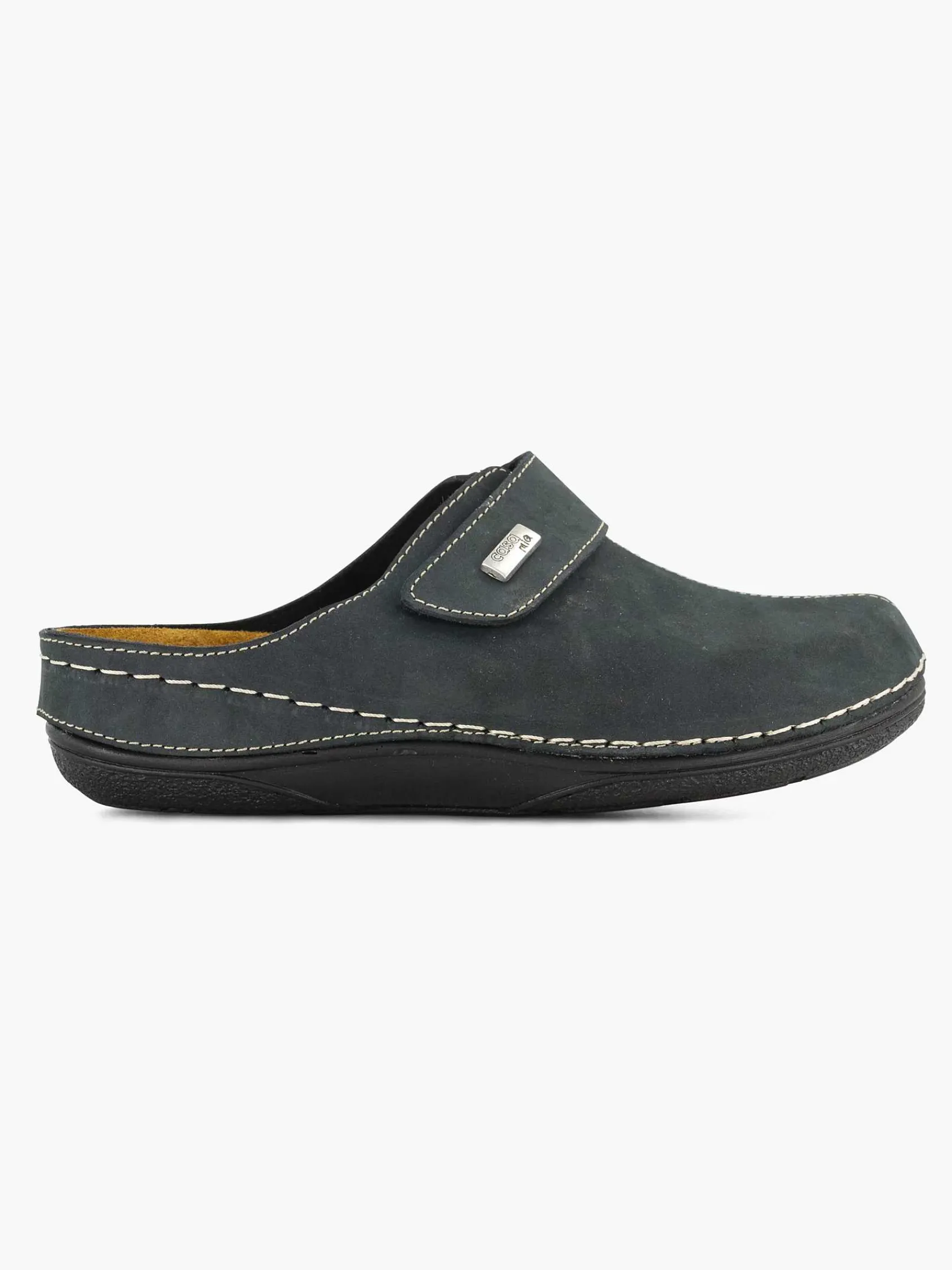 Casa mia Slippers-Donkerblauwe Slipper