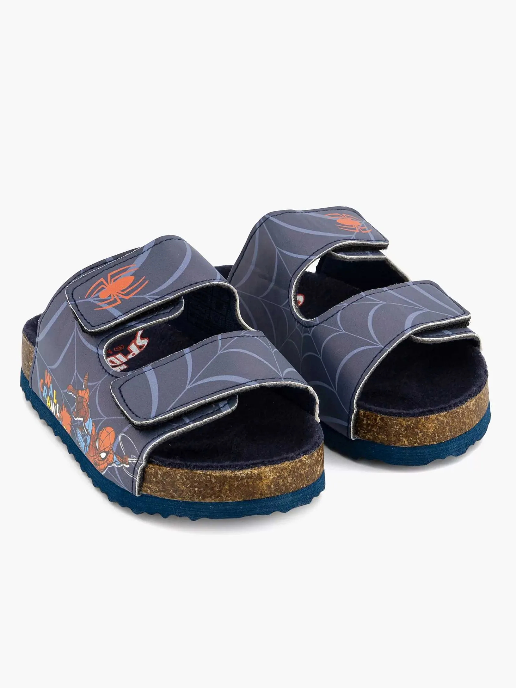 Spiderman Jongensschoenen-Donkerblauwe Slipper