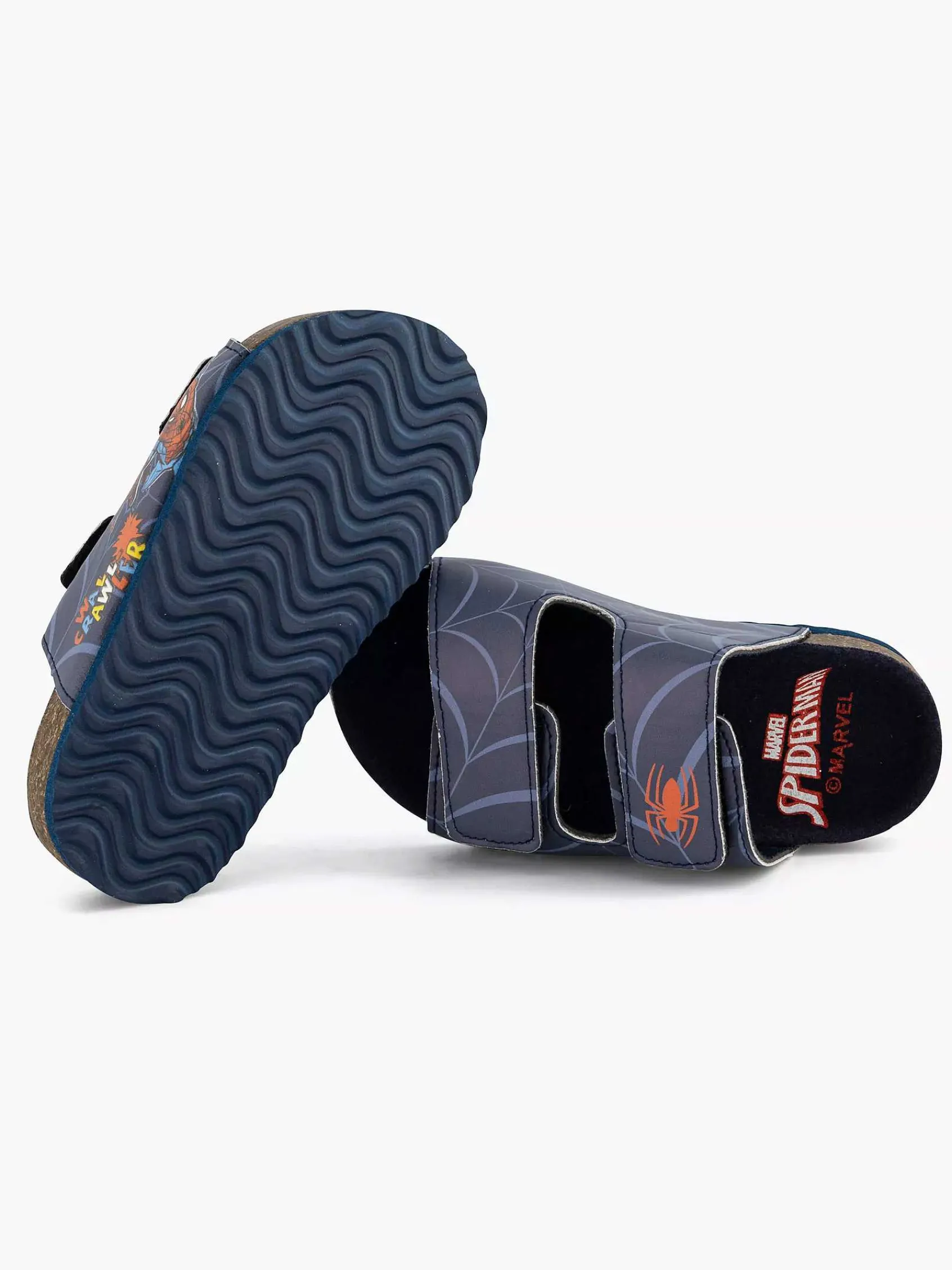 Spiderman Jongensschoenen-Donkerblauwe Slipper