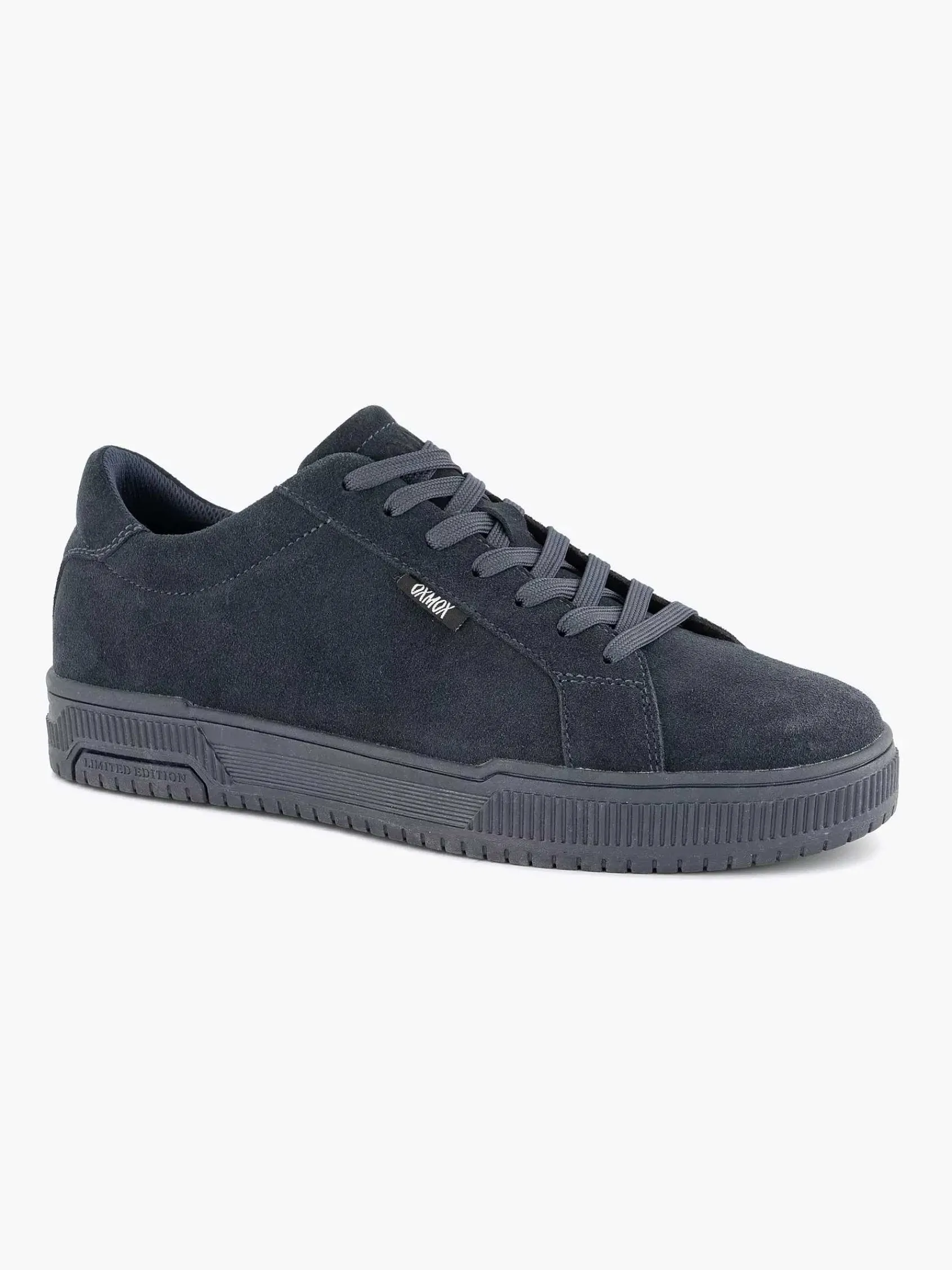 Oxmox Sneakers-Donkerblauwe Suede Sneaker