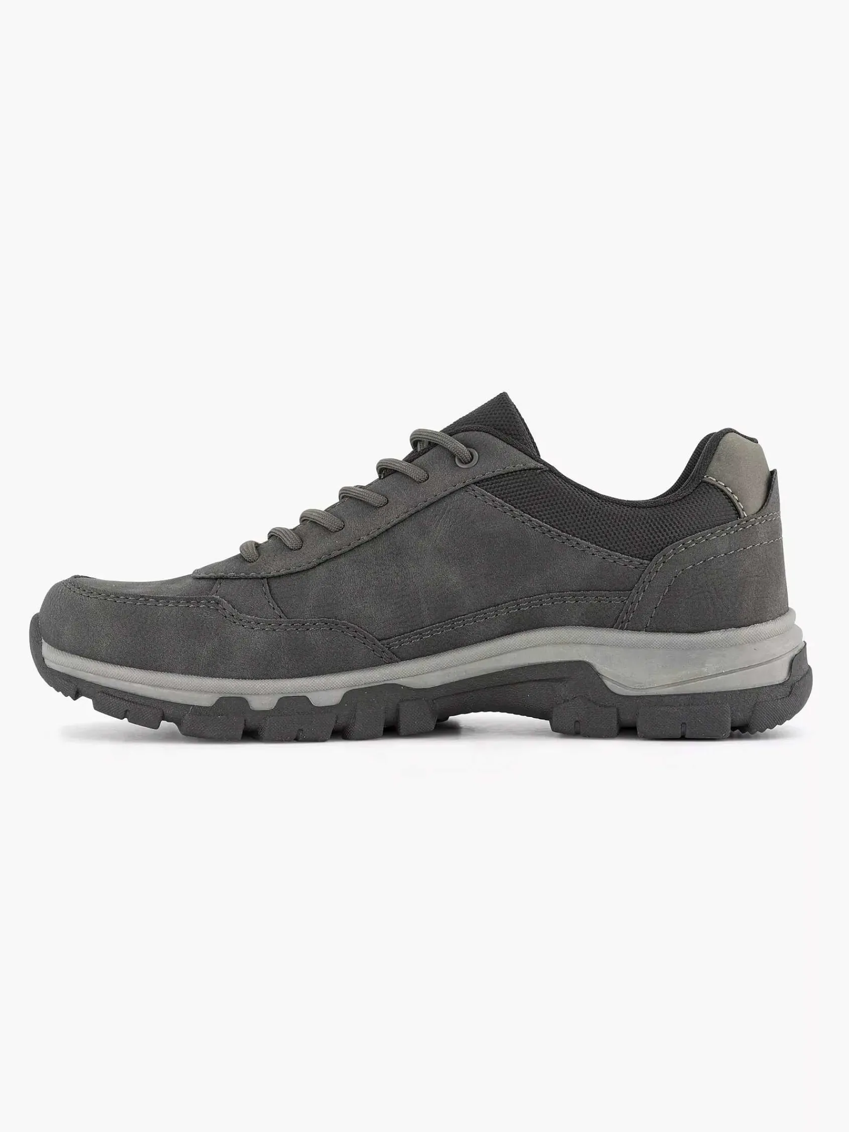 Easy Street Sneakers-Donkergrijze Comfort Sneaker