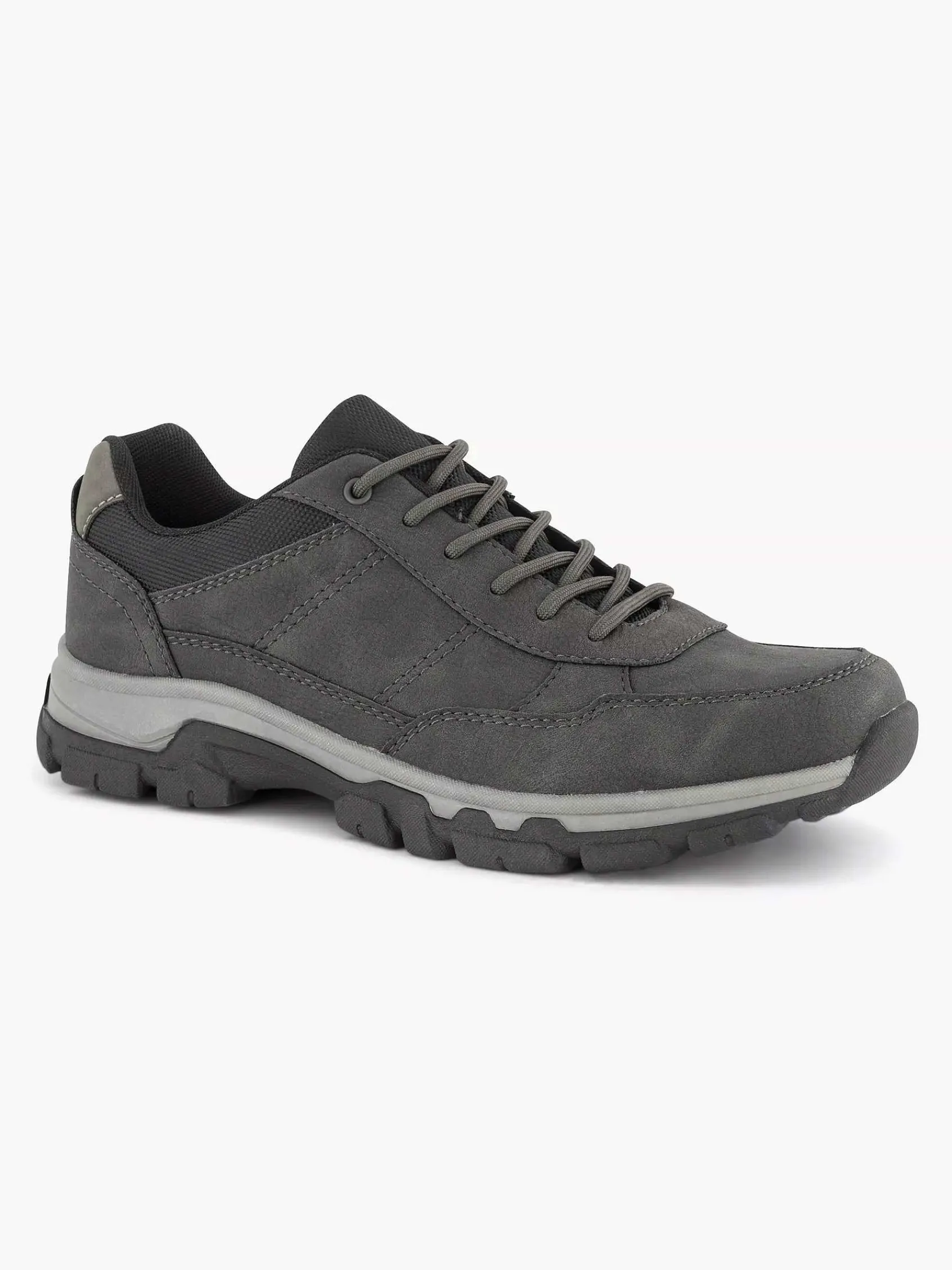 Easy Street Sneakers-Donkergrijze Comfort Sneaker