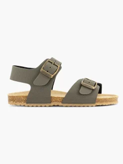 Vty Jongensschoenen-Donkergroene Sandaal