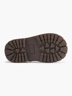 Vty Babyschoenen-Donkergroene Veterboot