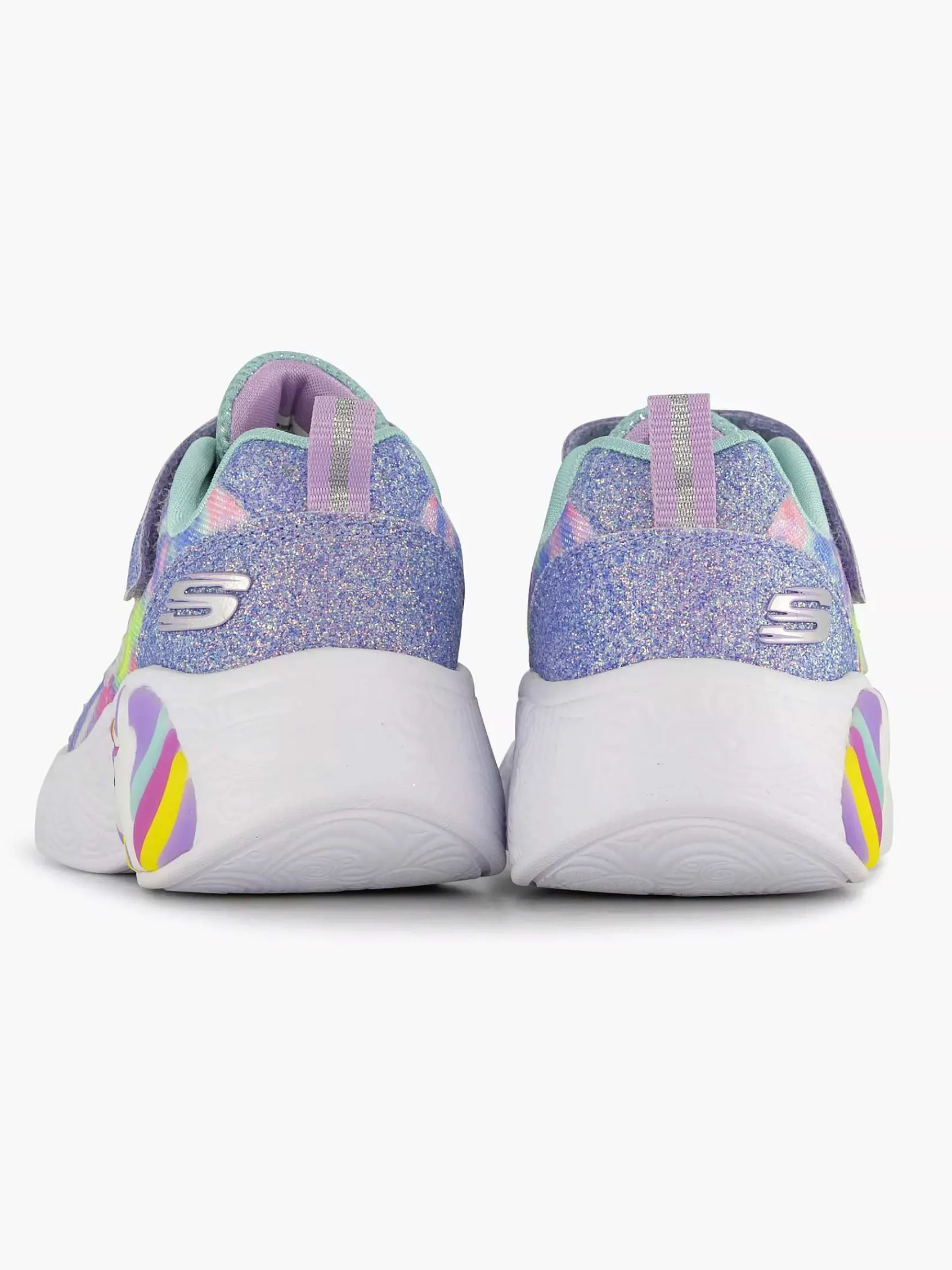 Skechers Jongensschoenen-Gekleurde Sneaker Lichtjes