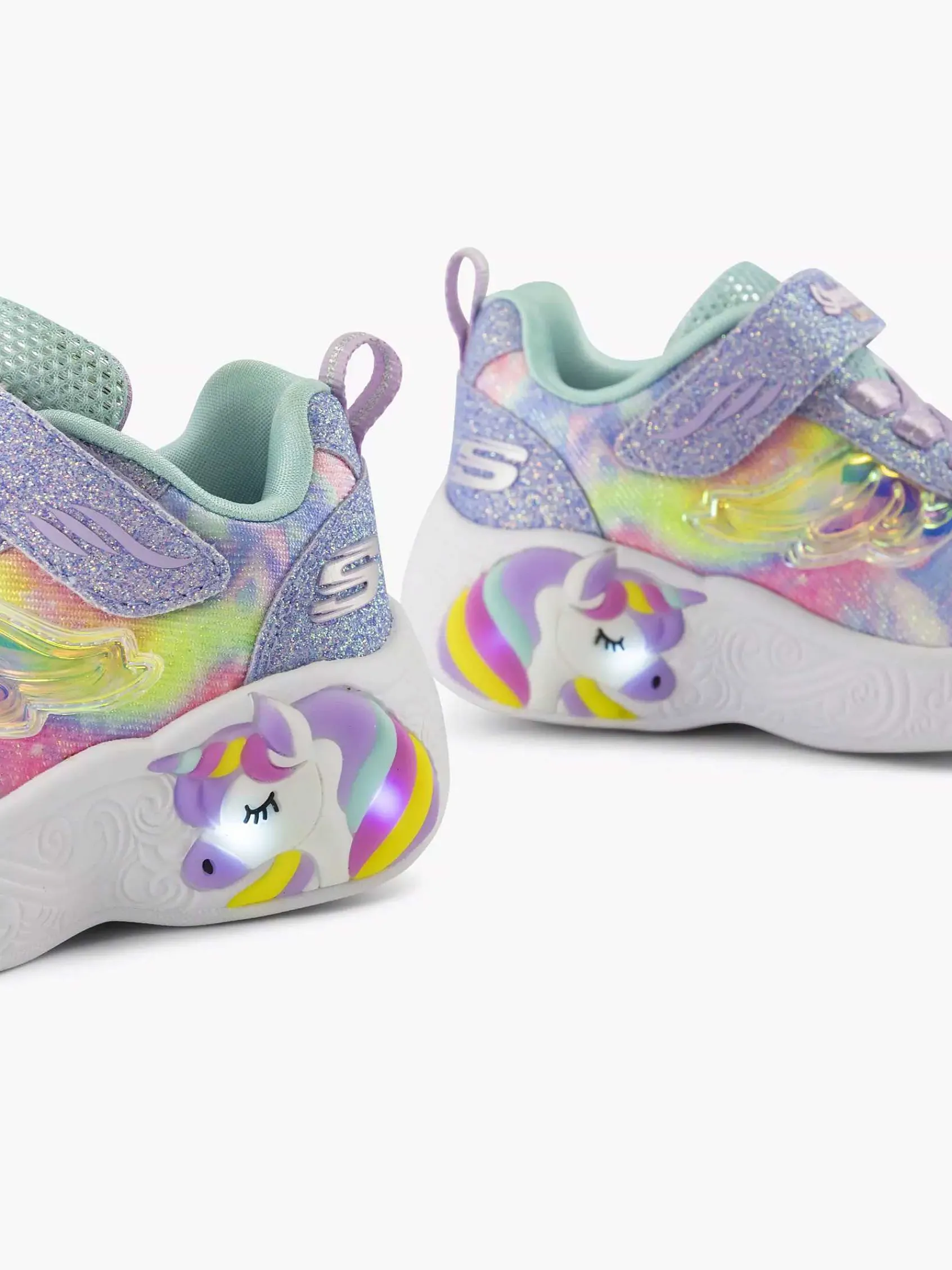 Skechers Jongensschoenen-Gekleurde Sneaker Lichtjes