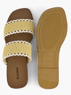 Graceland Slippers-Gele Slipper