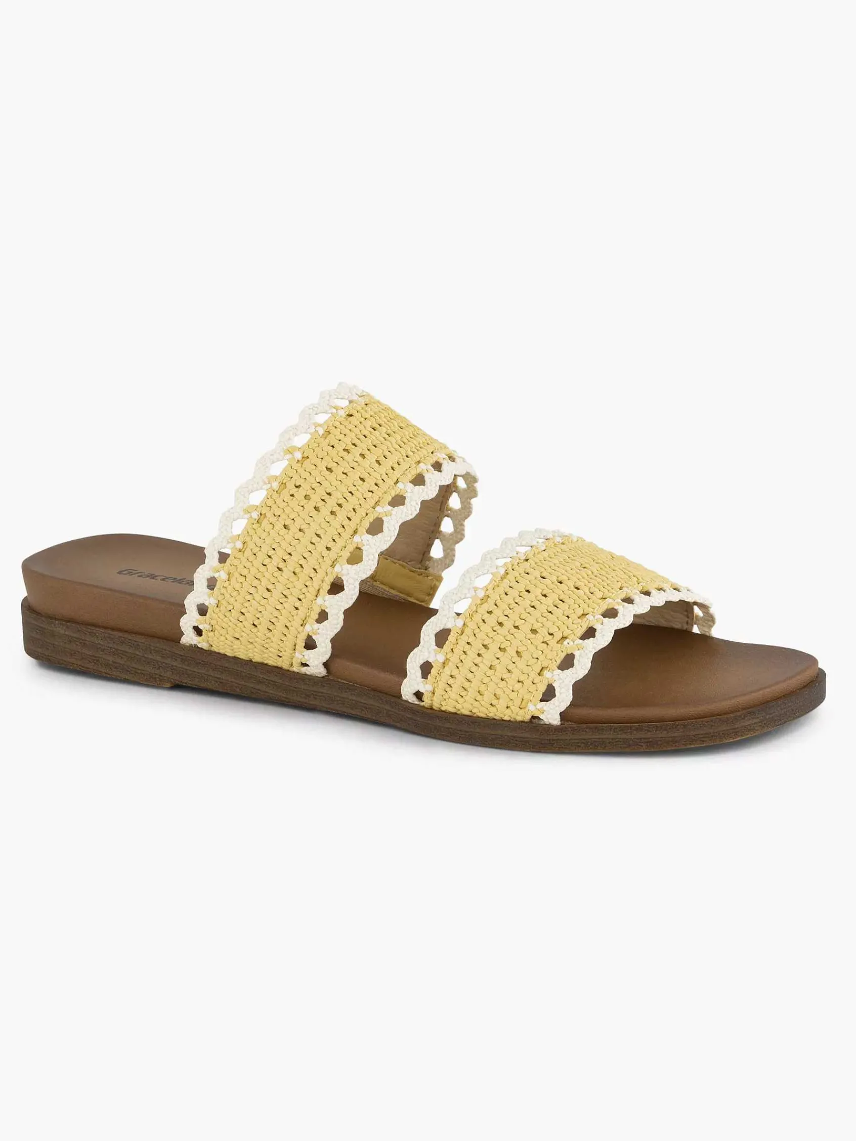 Graceland Slippers-Gele Slipper