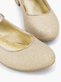 Graceland Jongensschoenen-Gouden Ballerina Glitters