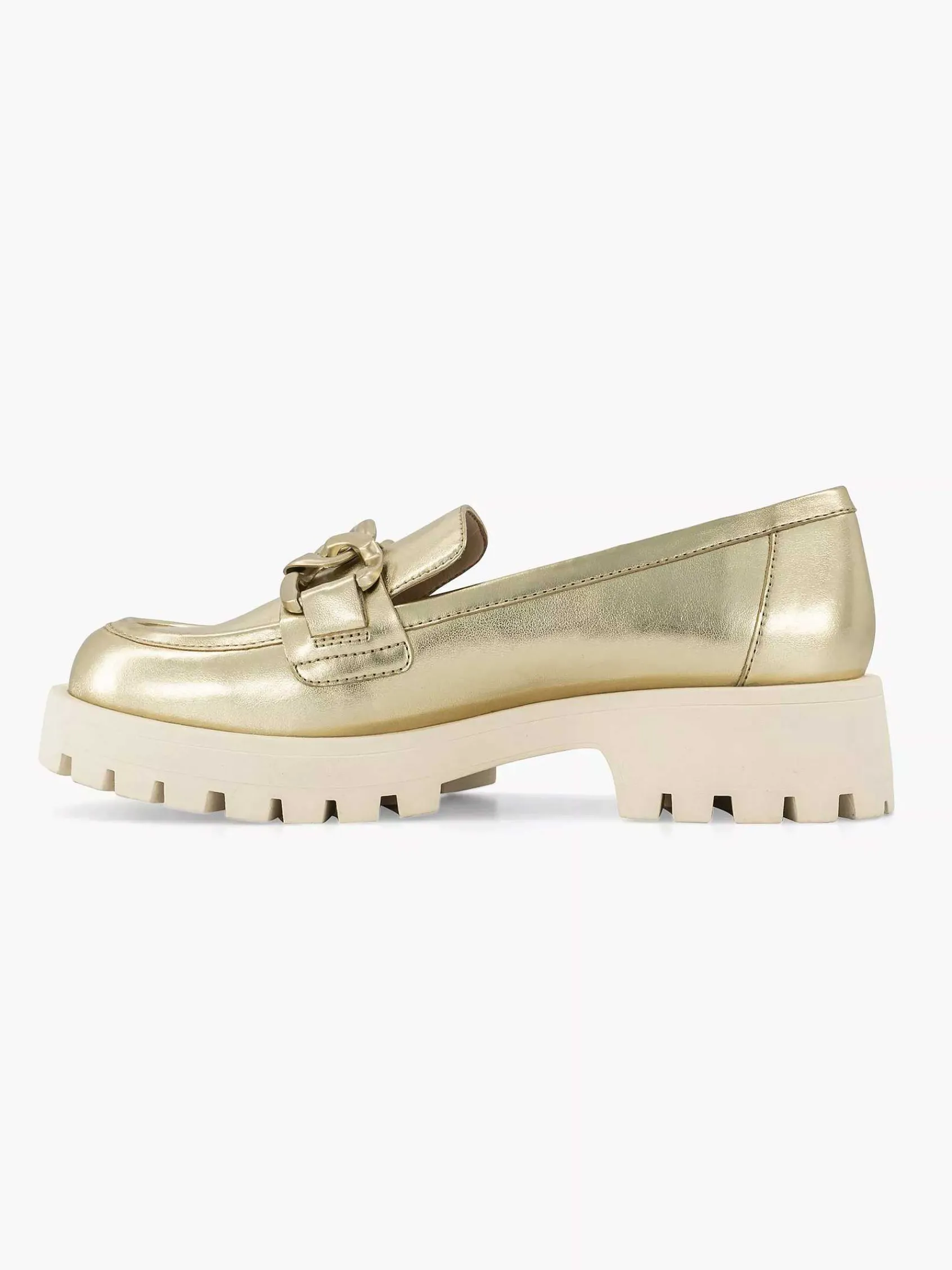 Oxmox Instappers-Gouden Chunky Loafer