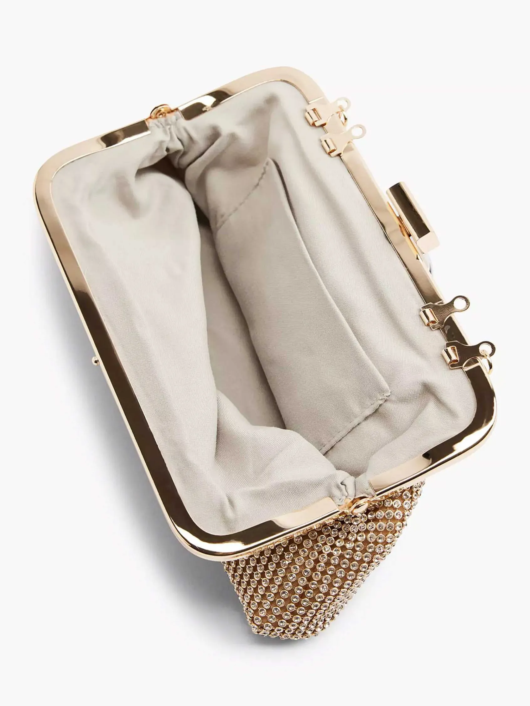 Graceland Online Exclusive Accessoires-Gouden Clutch Glitters