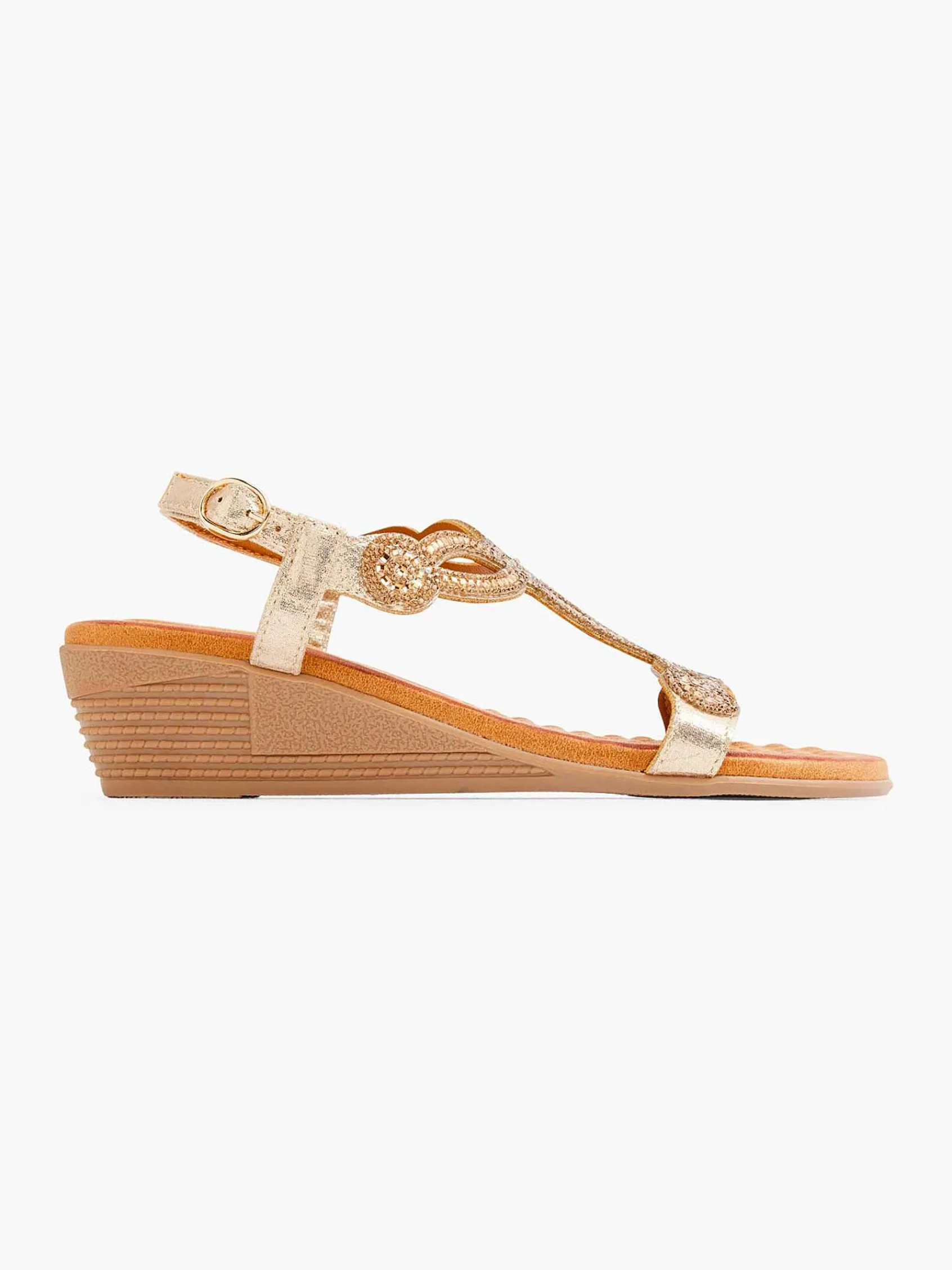 Easy Street Comfort Schoenen-Gouden Comfort Sandalette