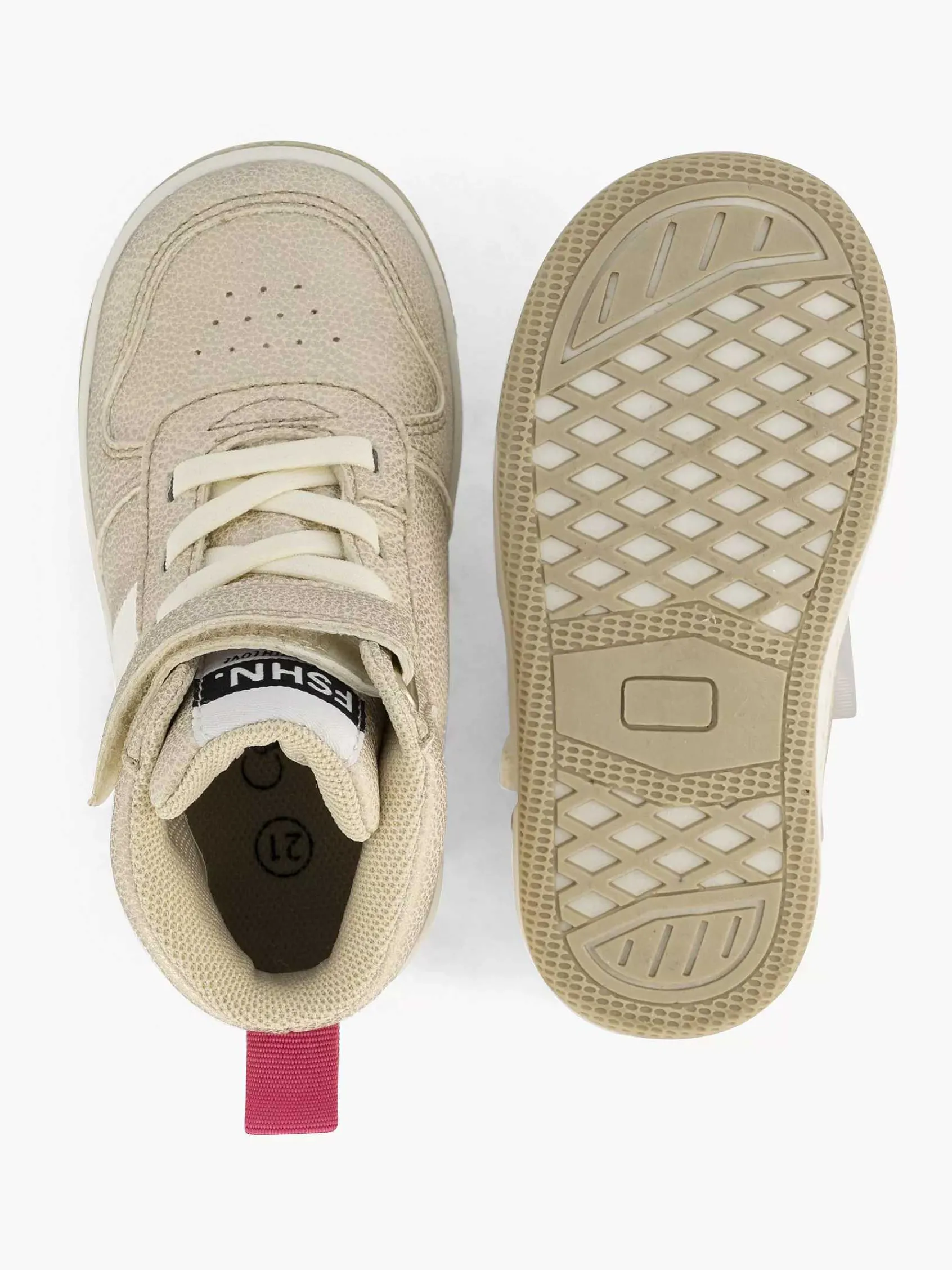 Cupcake Couture Jongensschoenen-Gouden Hoge Sneaker