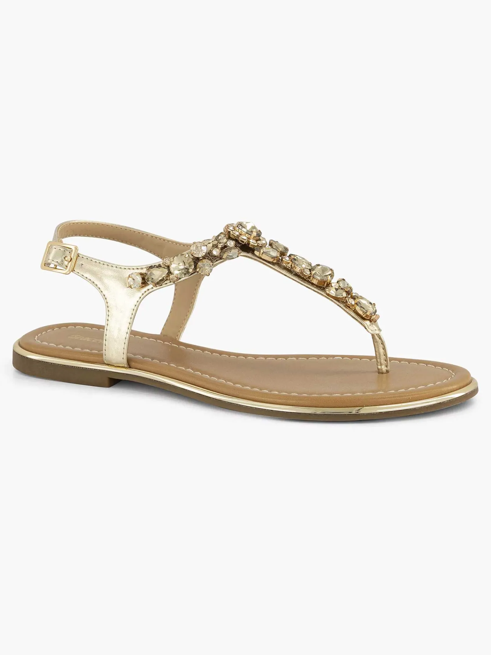 Graceland Sandalen-Gouden Sandaal