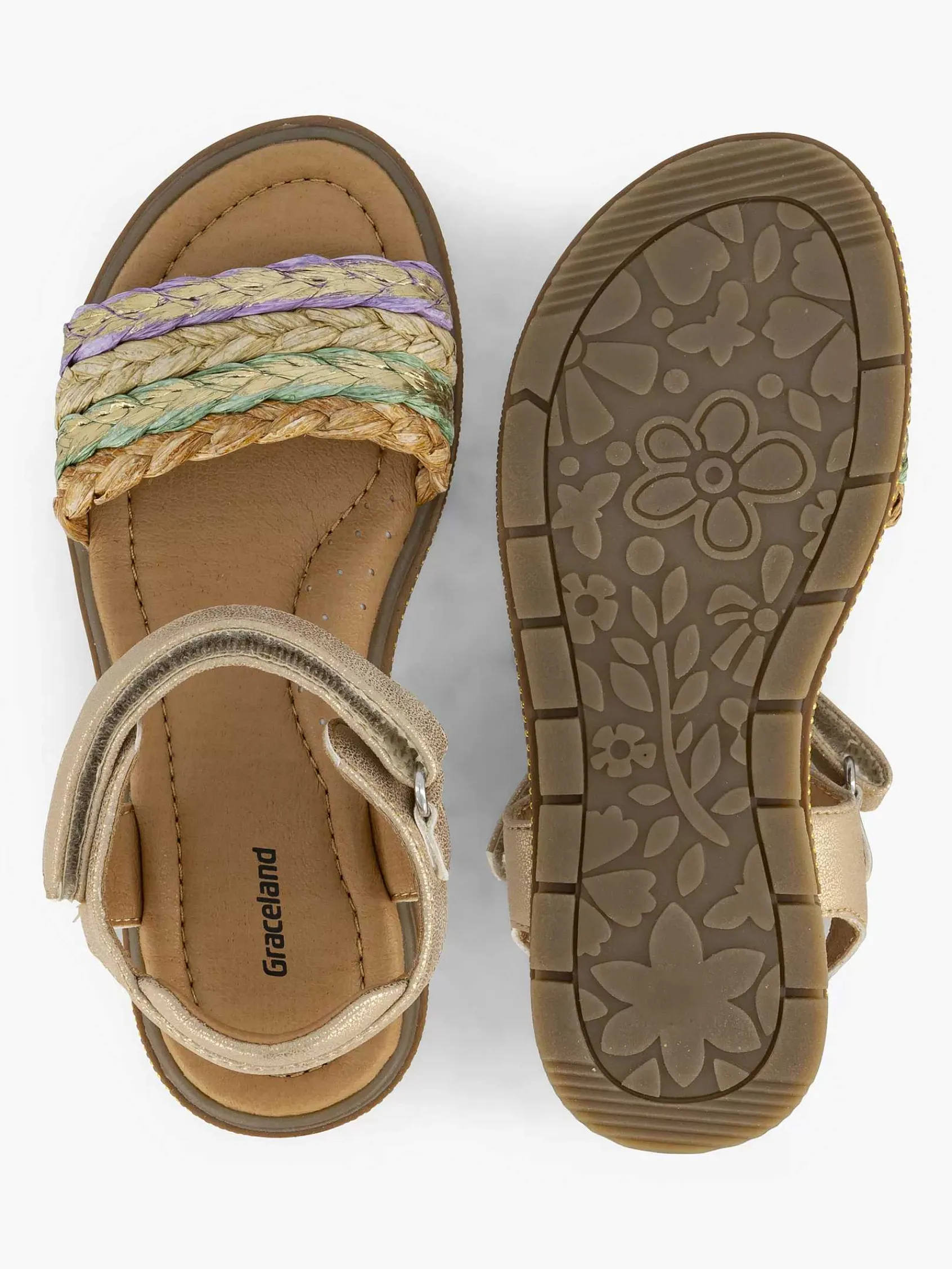 Graceland Jongensschoenen-Gouden Sandaal