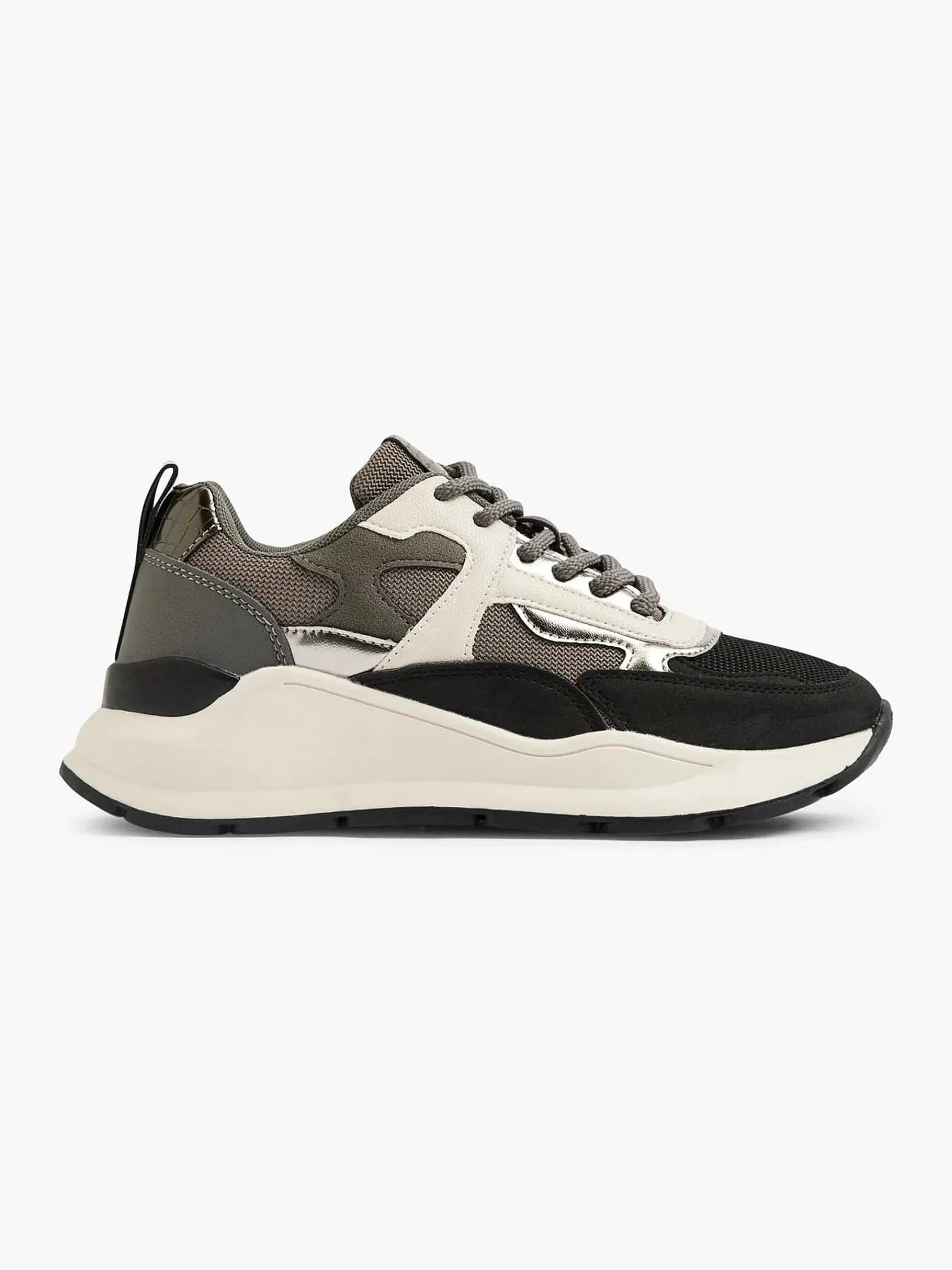 Oxmox Sneakers-Grijze Chunky Sneaker