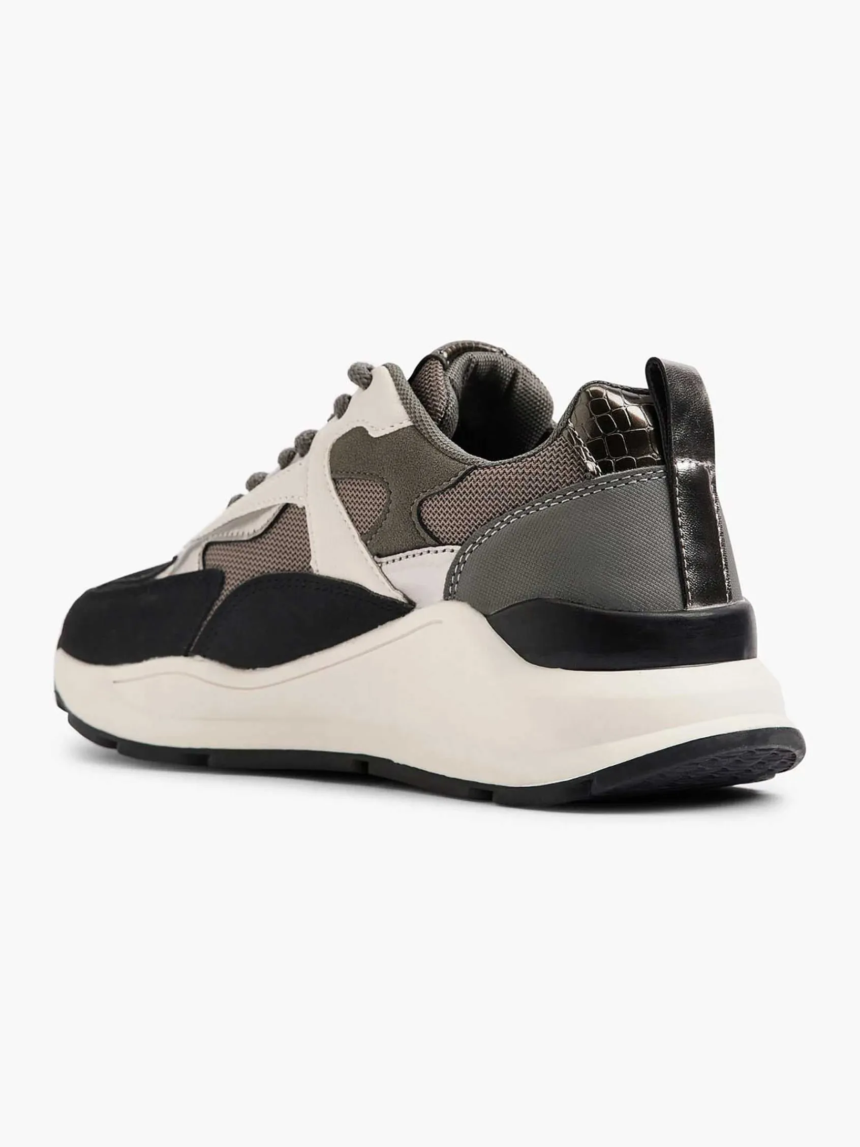 Oxmox Sneakers-Grijze Chunky Sneaker
