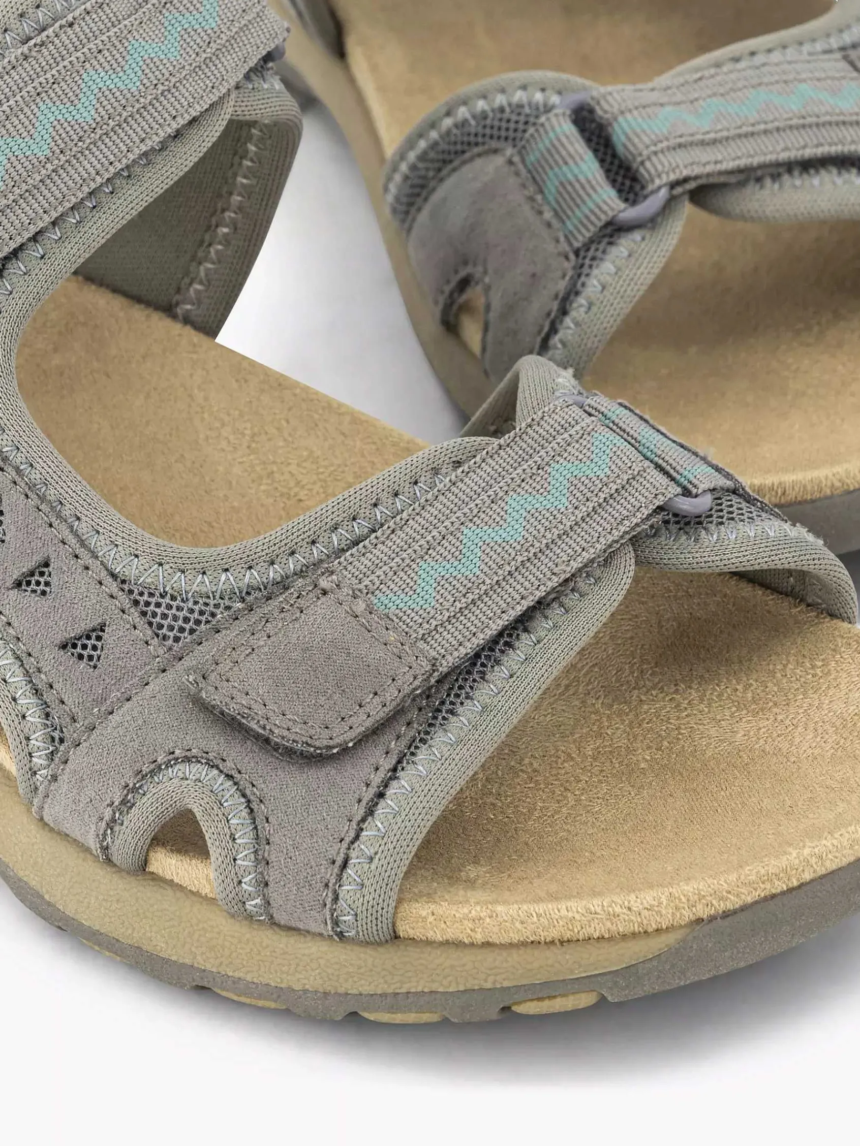 Easy Street Comfort Schoenen-Grijze Comfort Sandaal