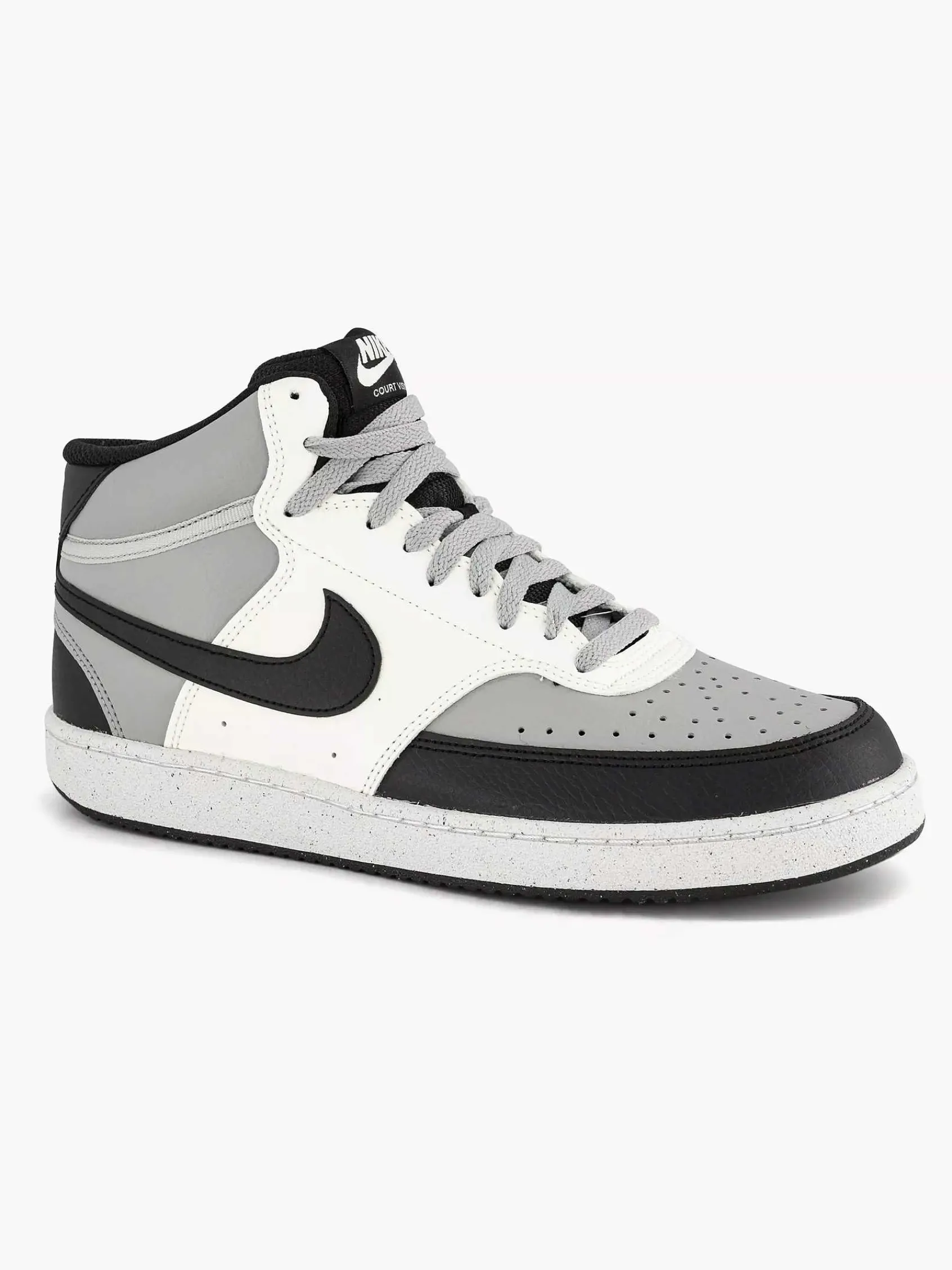 Nike Sneakers-Grijze Court Vision Mid Next Nature