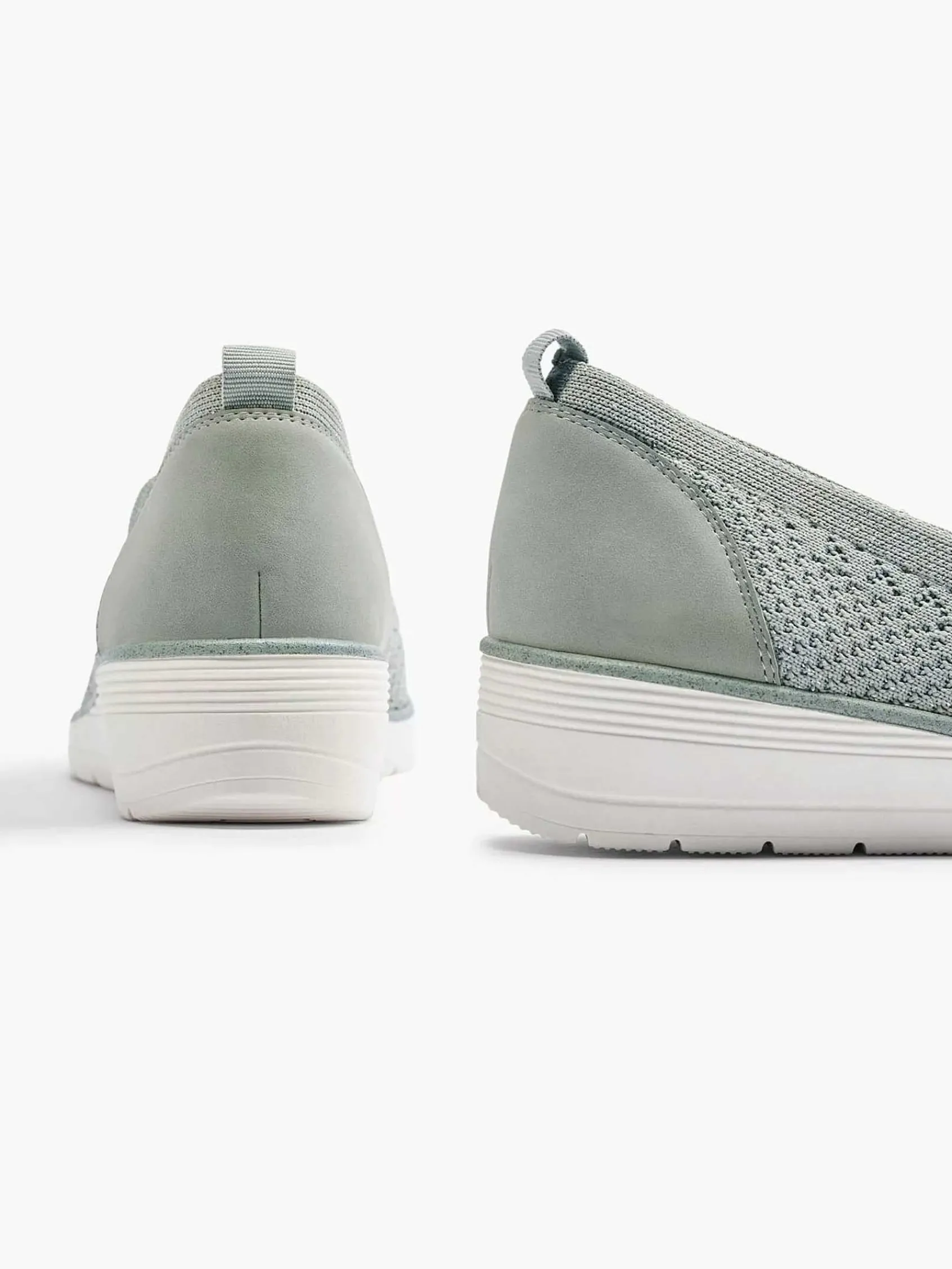 Easy Street Comfort Schoenen-Grijze Instapper Sleehak