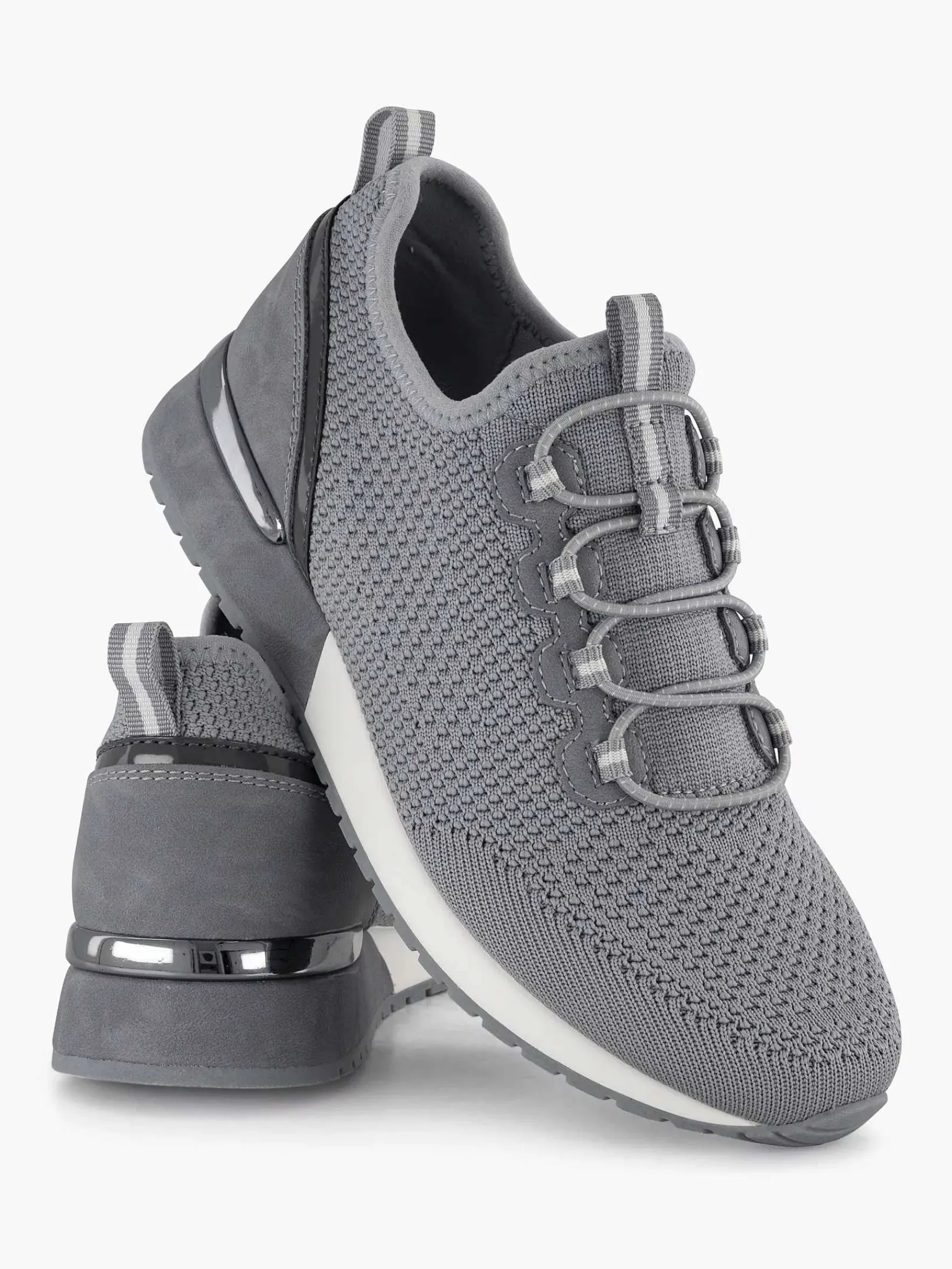 Graceland Instappers-Grijze Instap Sneaker