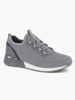 Graceland Instappers-Grijze Instap Sneaker