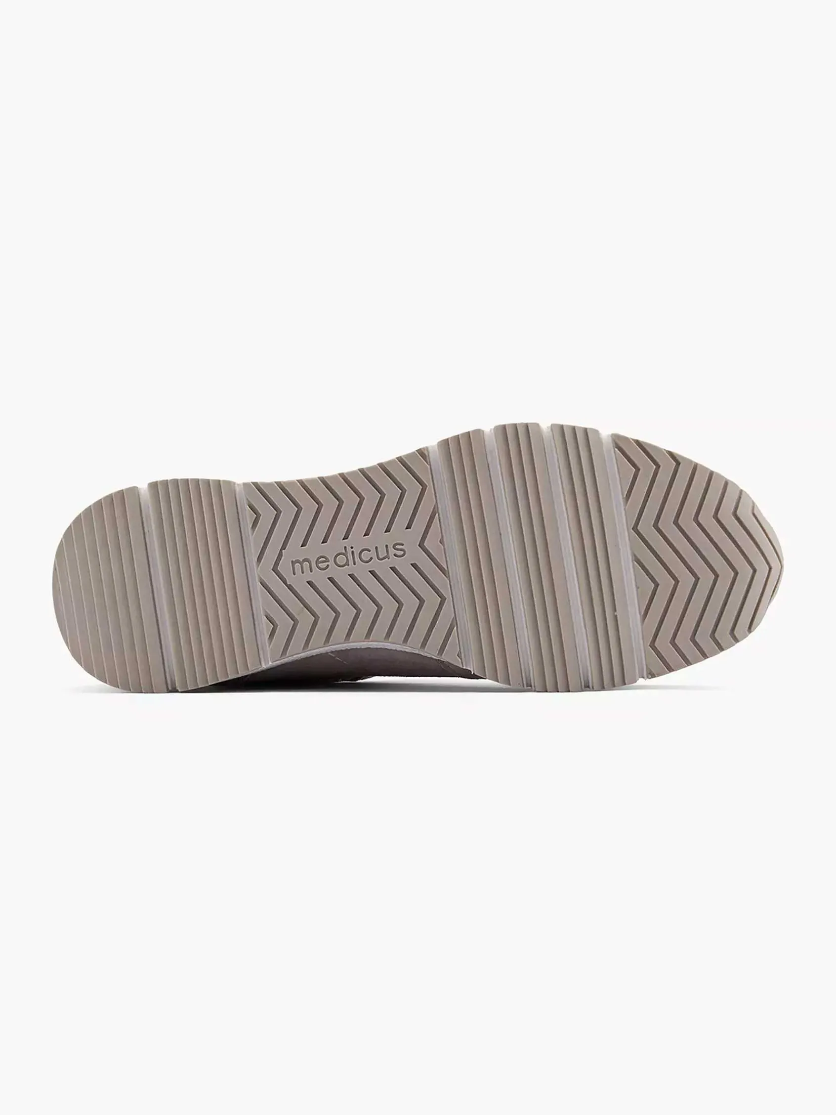 Medicus Comfort Schoenen-Grijze Leren Comfort Sneaker
