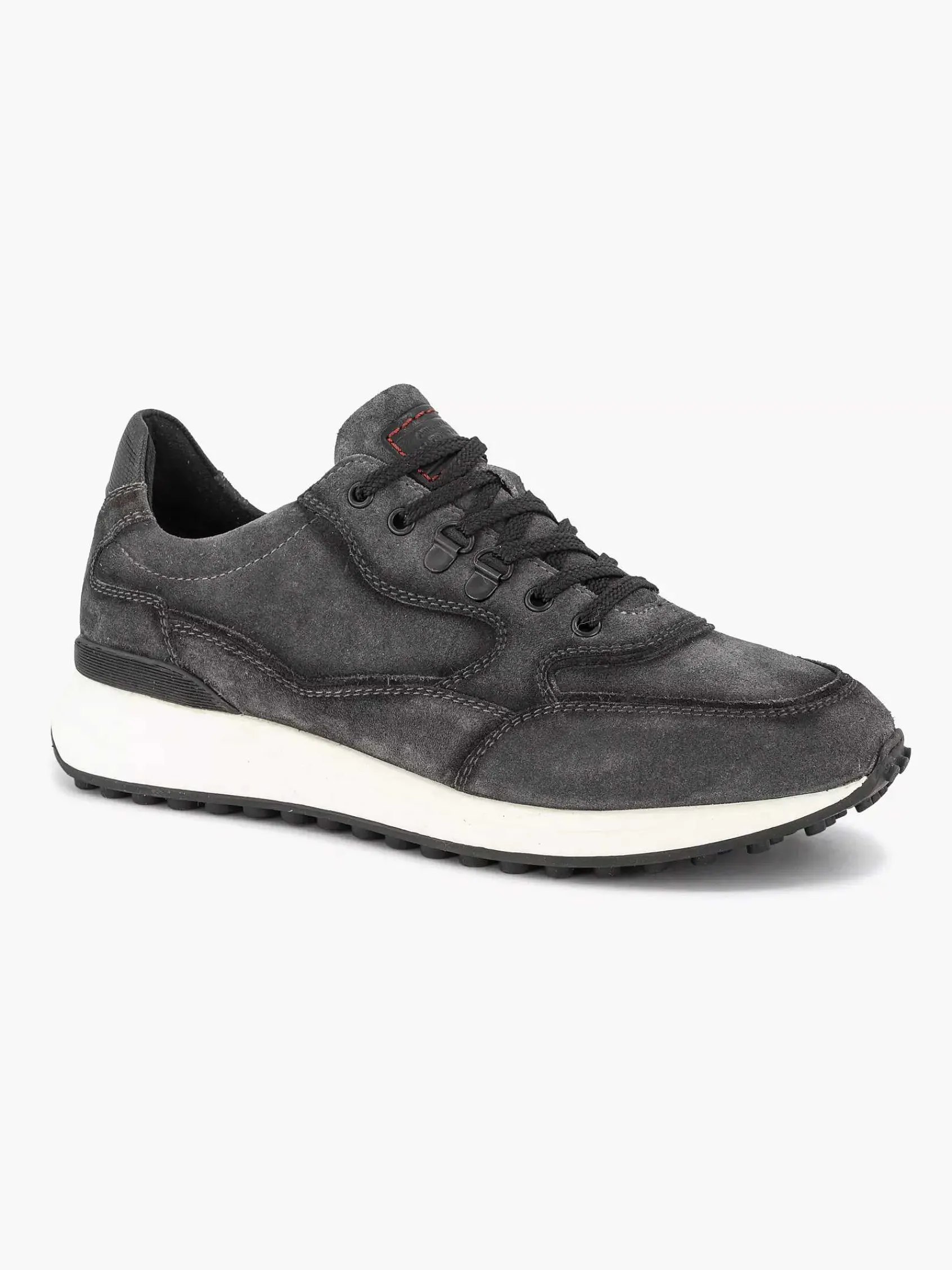 Oxmox Sneakers-Grijze Leren Sneaker