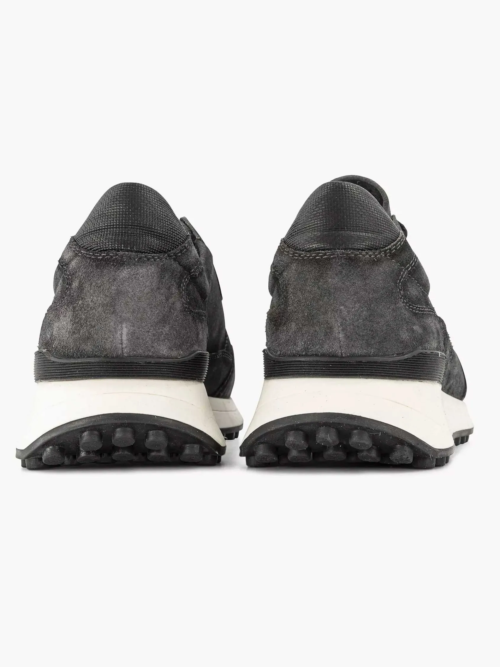 Oxmox Sneakers-Grijze Leren Sneaker