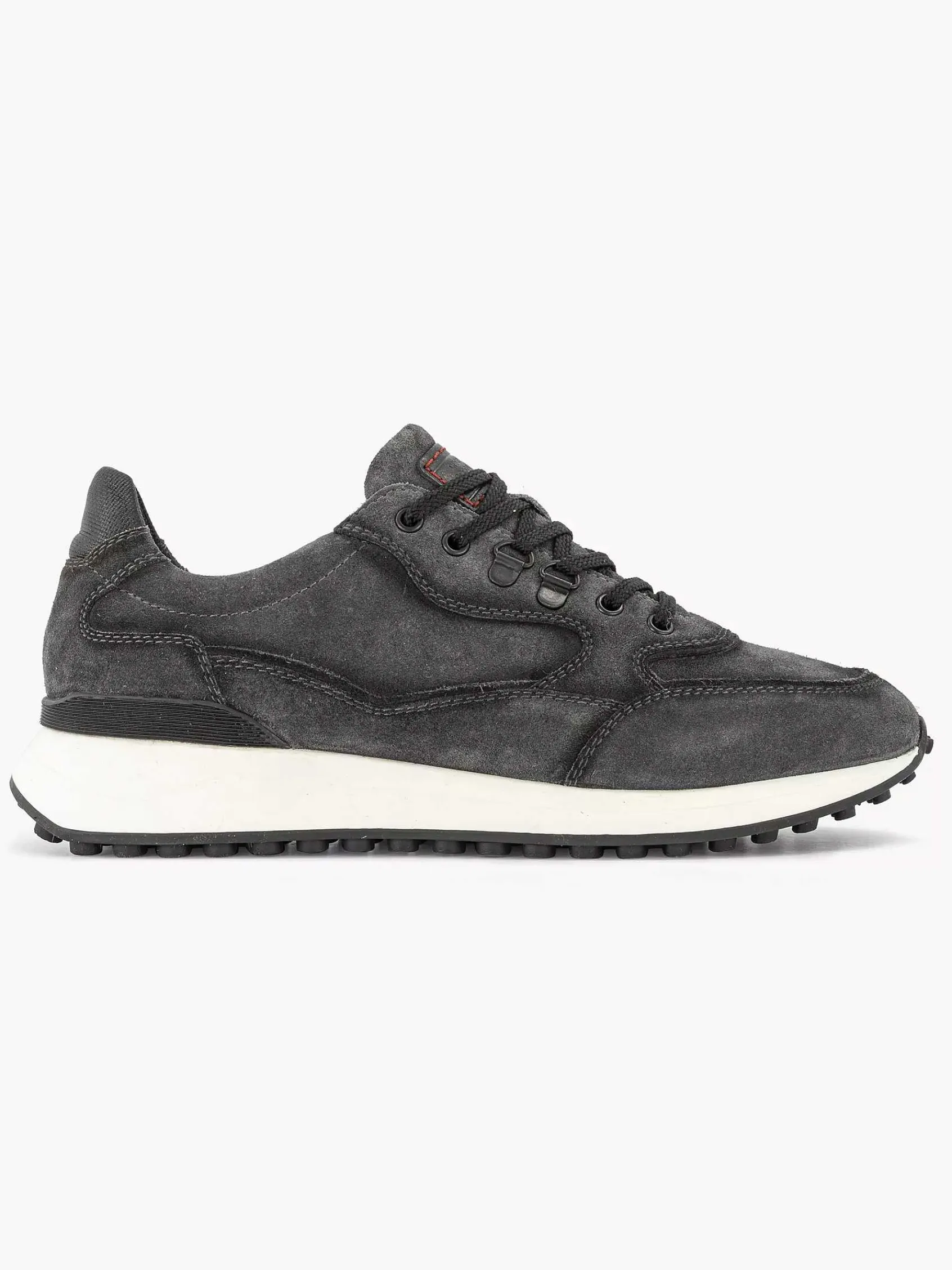Oxmox Sneakers-Grijze Leren Sneaker