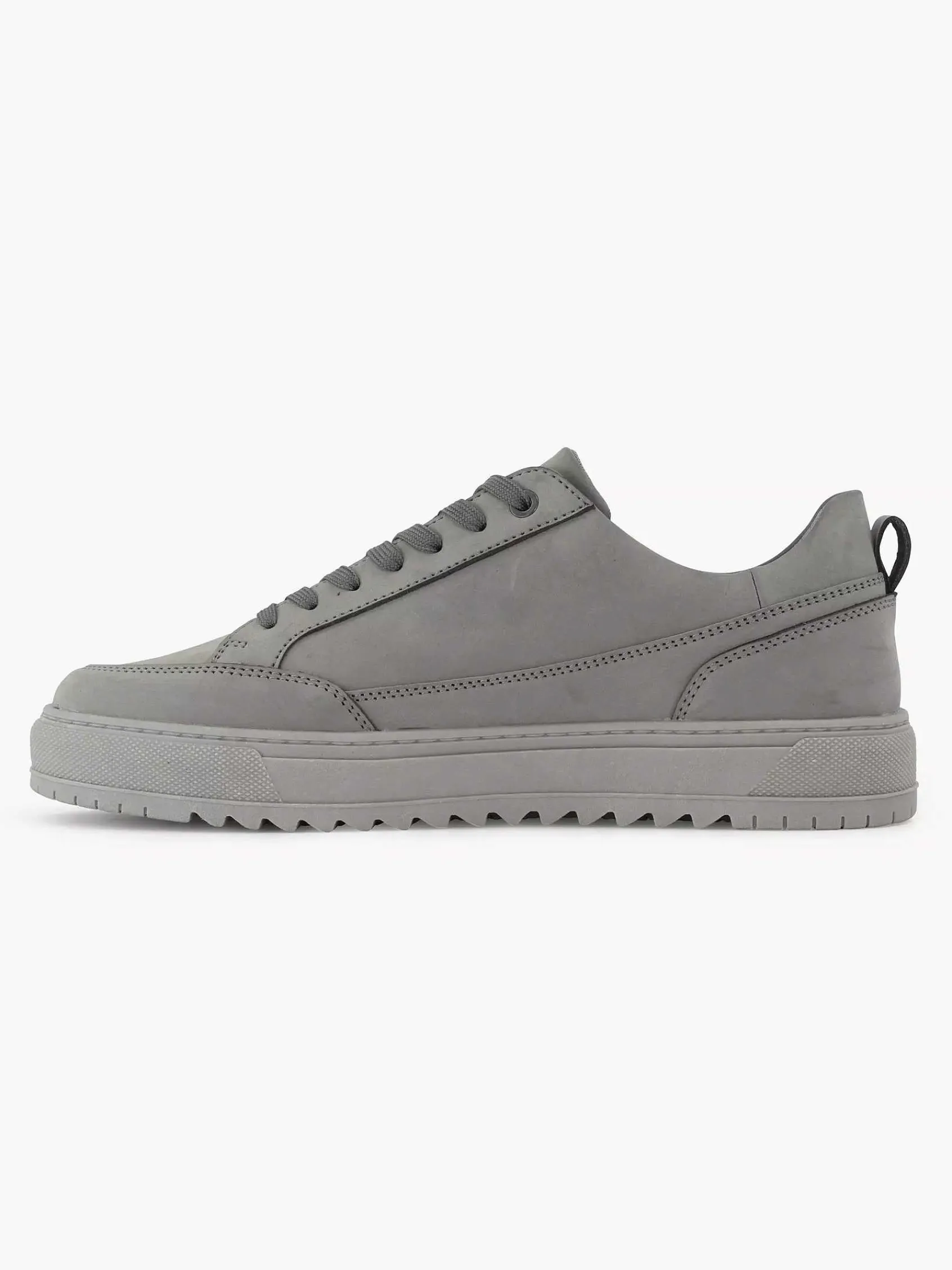Oxmox Sneakers-Grijze Leren Sneaker