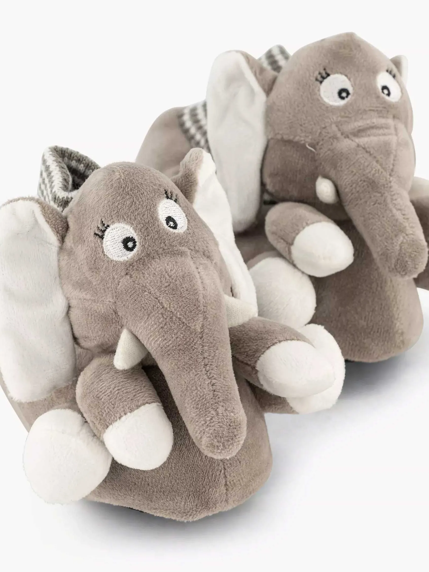 Bobbi-Shoes Jongensschoenen-Grijze Pantoffel Olifant