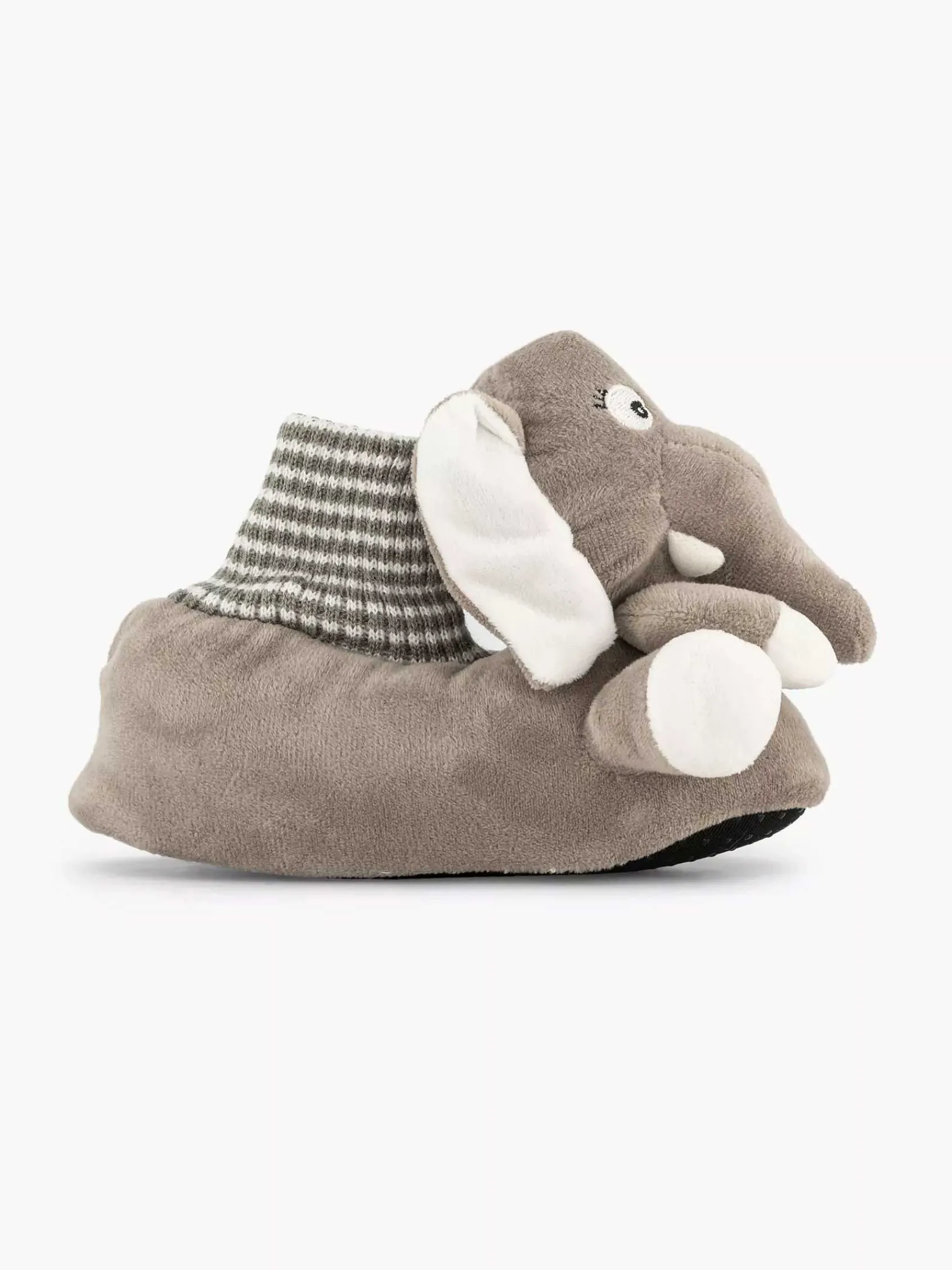 Bobbi-Shoes Jongensschoenen-Grijze Pantoffel Olifant