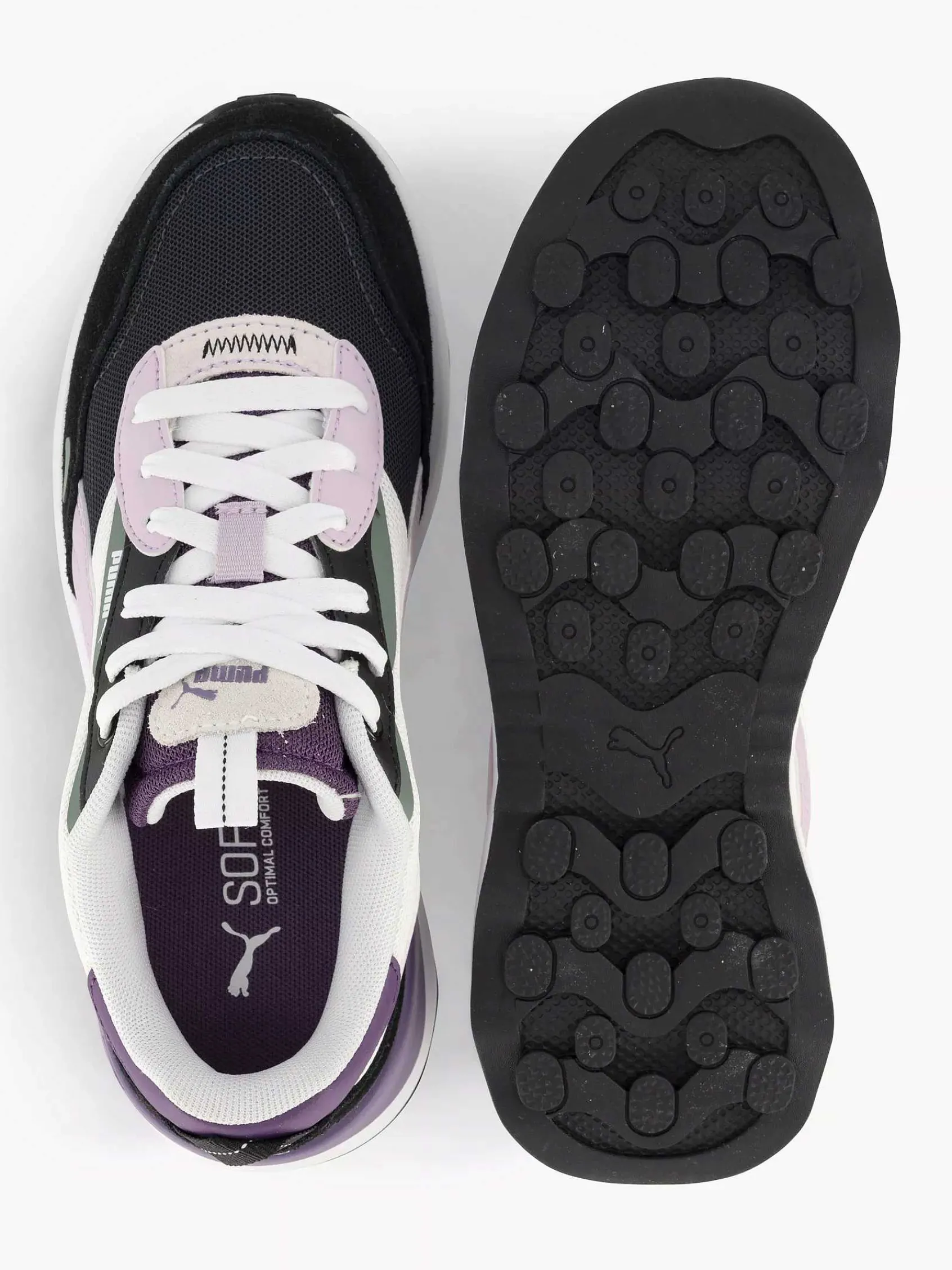 Puma Sneakers-Grijze Runtamed Platform